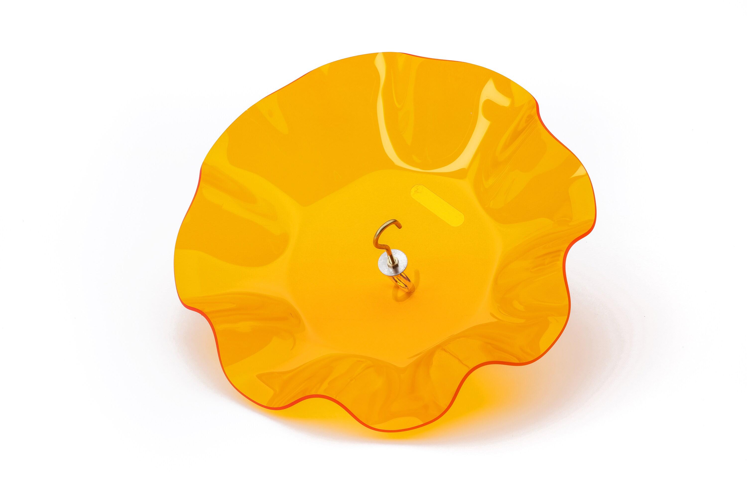 Birds Choice Birds Choice 13" Acrylic Bird Feeder Weatherguard, Yellow
