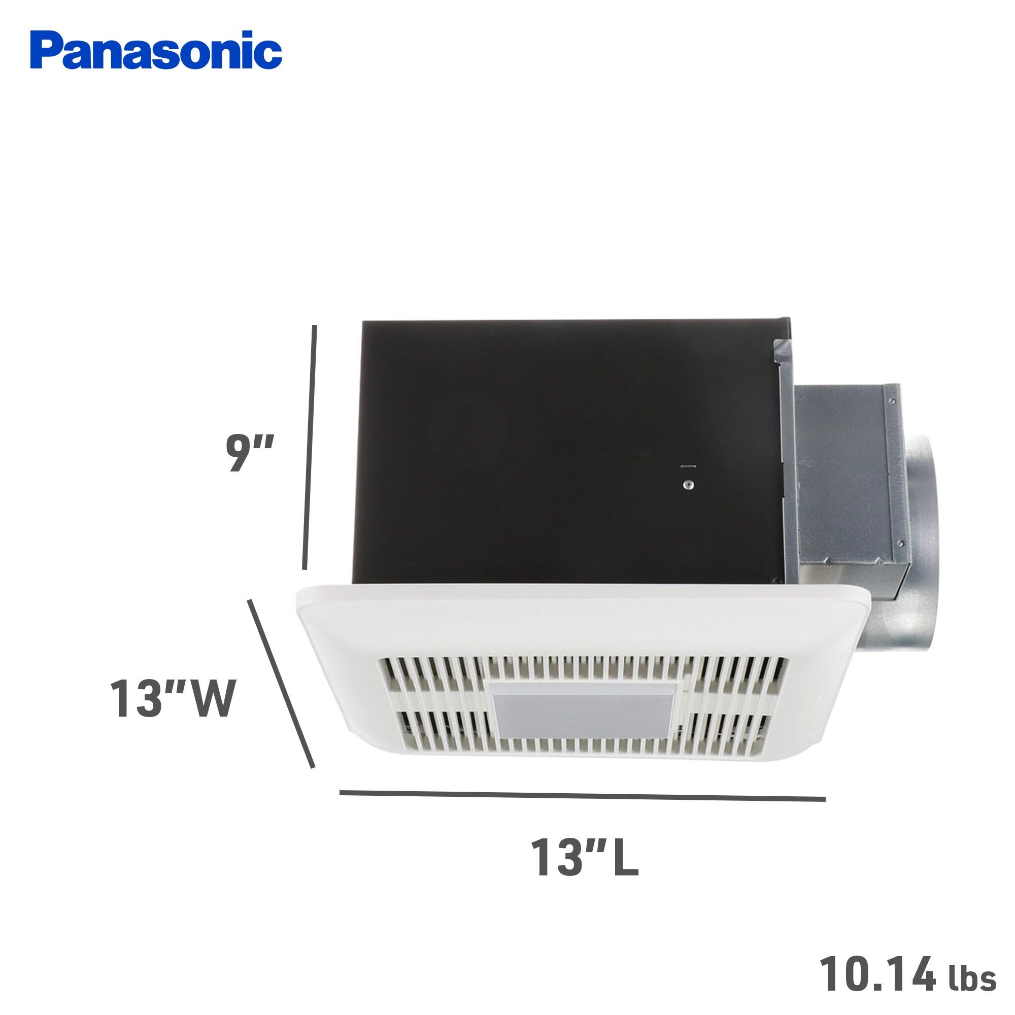 Panasonic WhisperCeiling Bathroom Exhaust Fan with Dimmable LED Light, 110-130-150 CFM, FV-1115VQL1