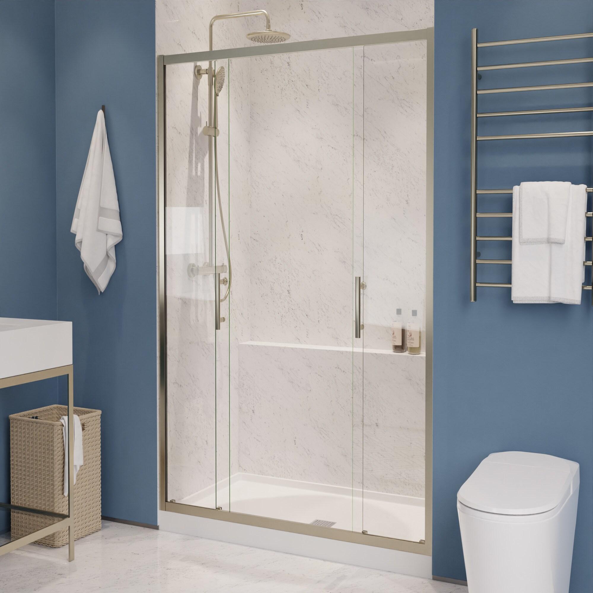 60" - 60.4" W x 70" H Framed Shower Door