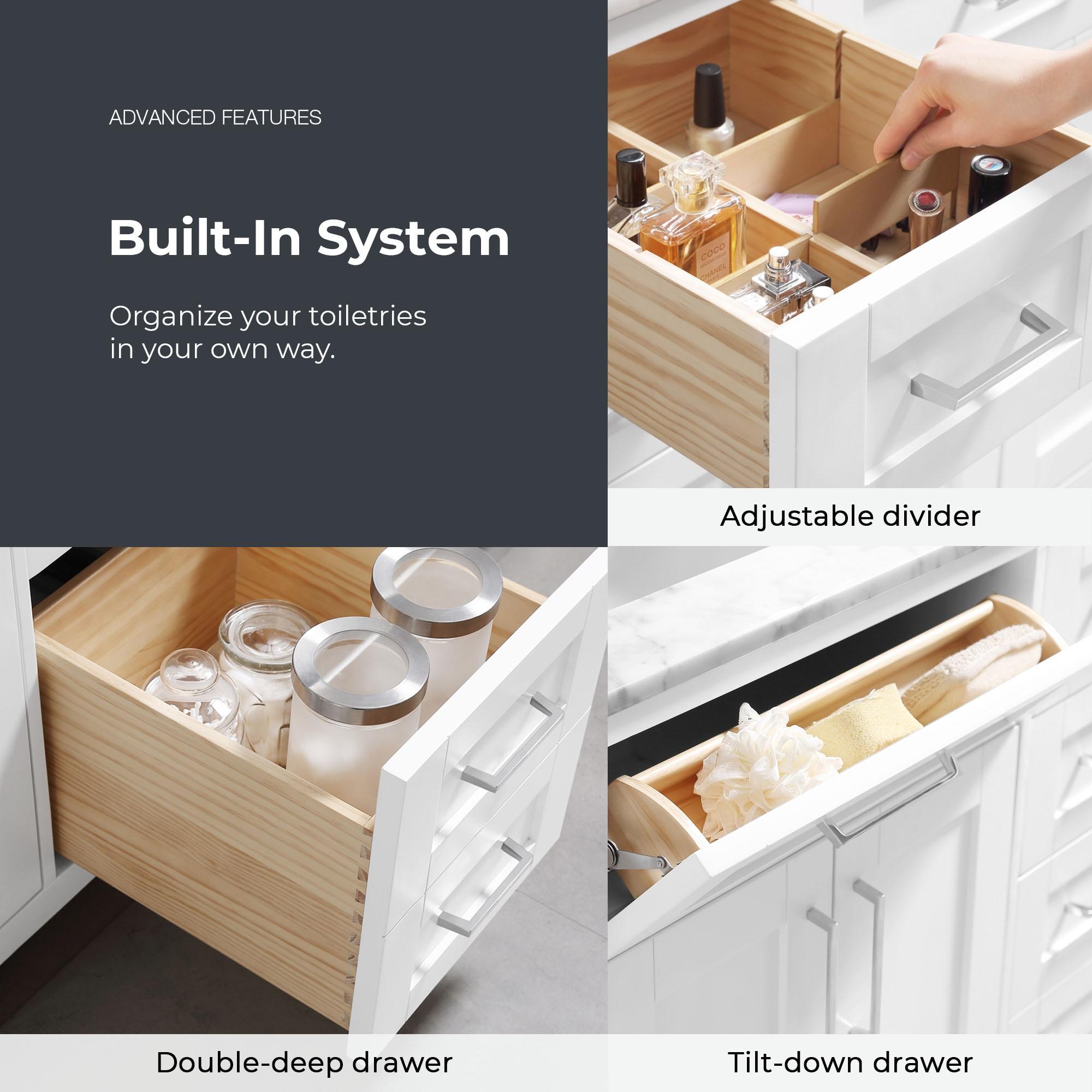 OVE Decors Tahoe 60" Double Bathroom Vanity