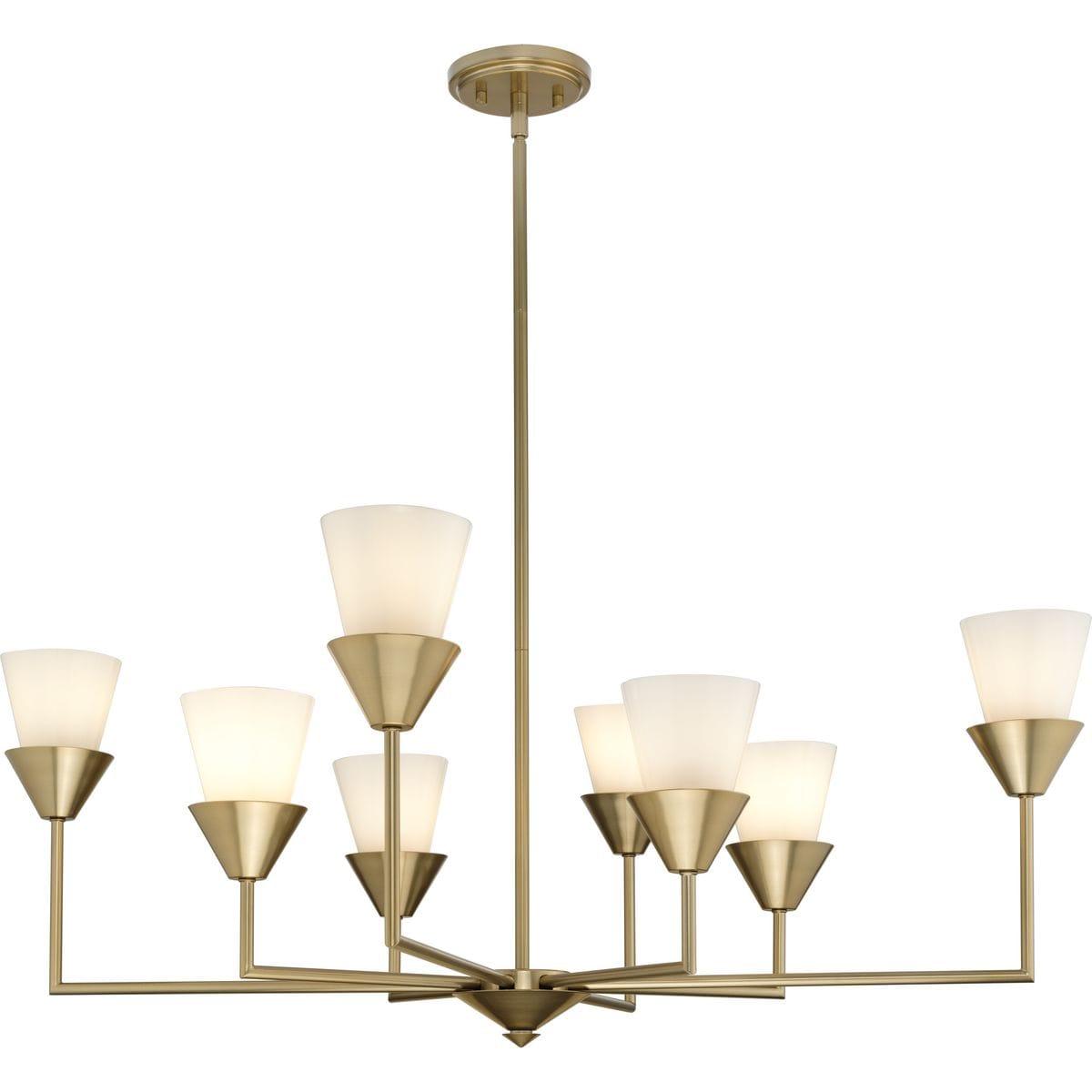 Pinellas 8 - Light Dimmable Tiered Chandelier