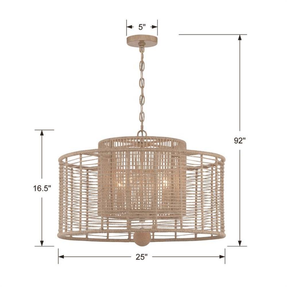4 Light Chandelier-Burnished Silver Finish    -Traditional Installation Crystorama Lighting Jay-A5004-Bs