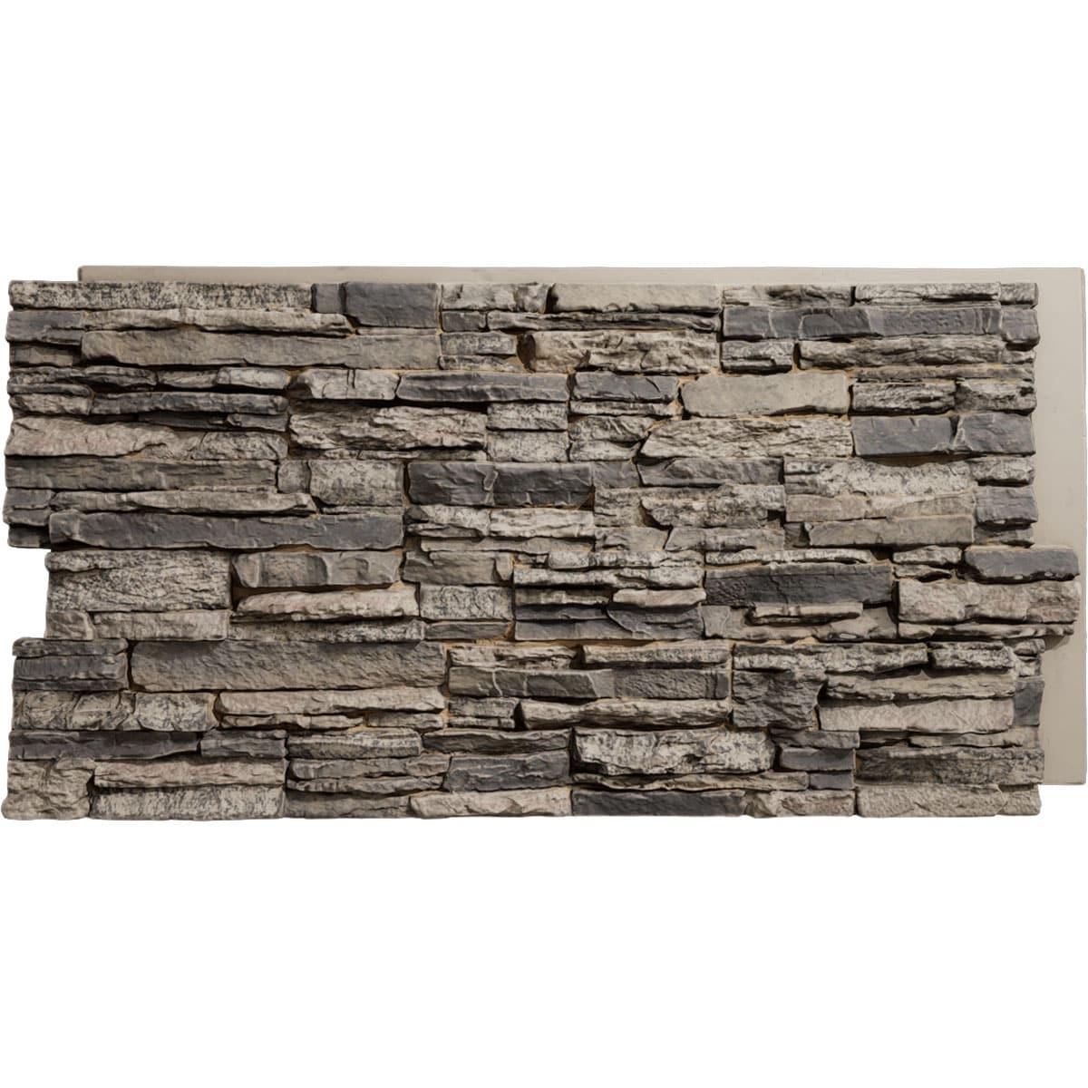 Canyon Ridge Stacked Faux Stone 45.75" x 24.5" Wall Paneling