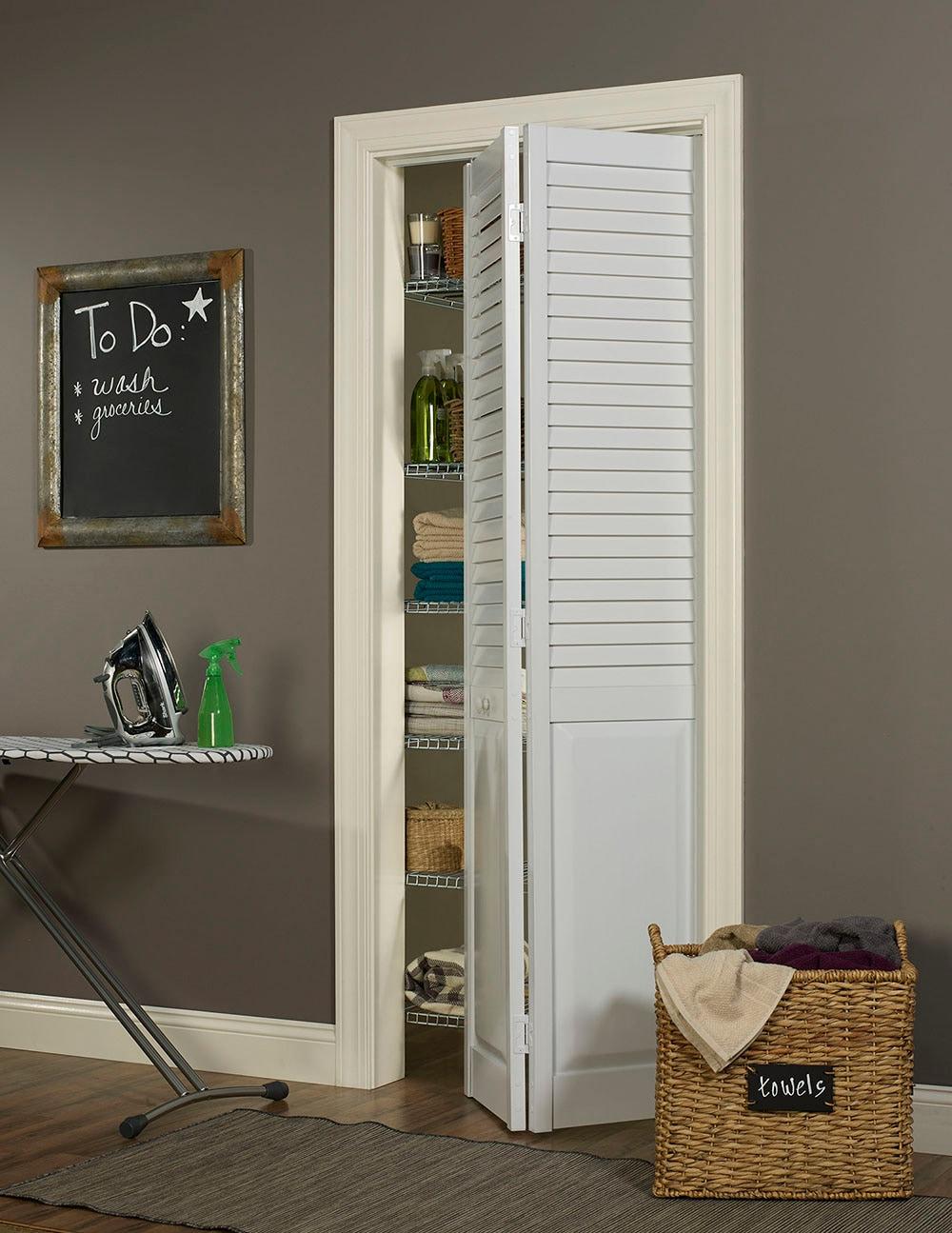 LTL Home Products Seabrooke Louvered PVC Bi-Fold Door