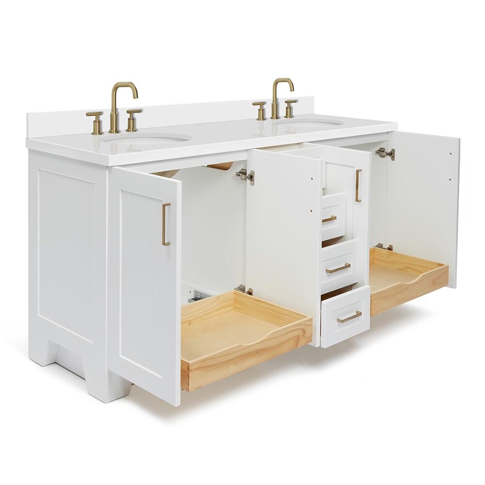 Ariel Q073dwqovo Taylor 73" Free Standing Double Basin Vanity Set - White