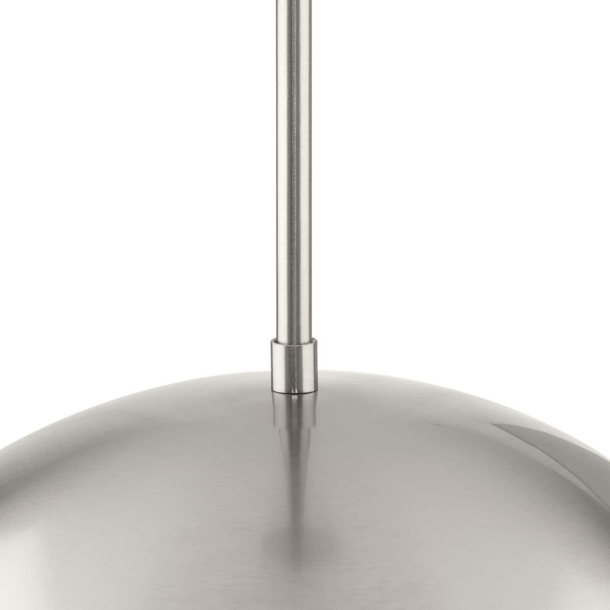 Progress Lighting, Perimeter, 1-Light Pendant, Brushed Nickel, Open Shade
