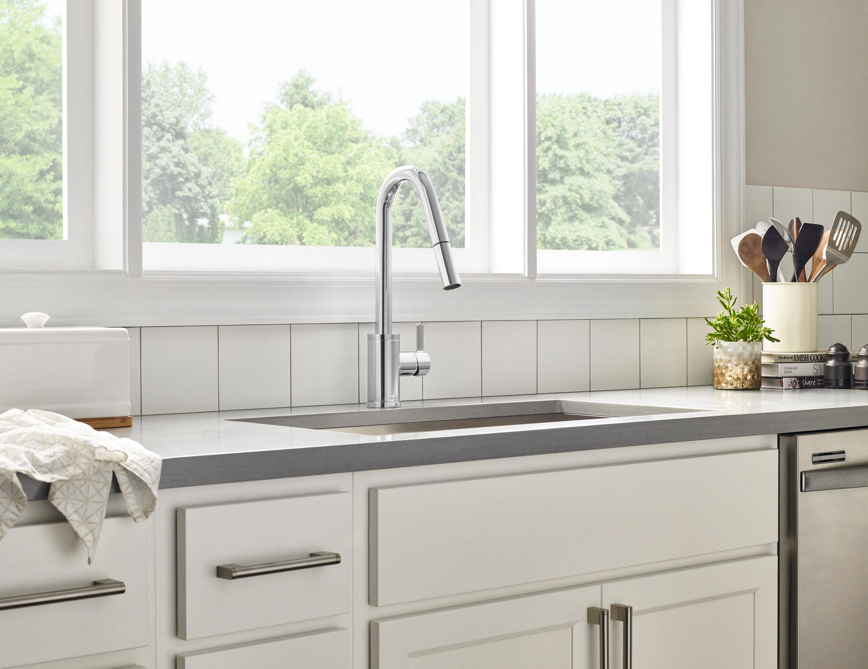 Amalfi Pull Down Single Handle Kitchen Faucet