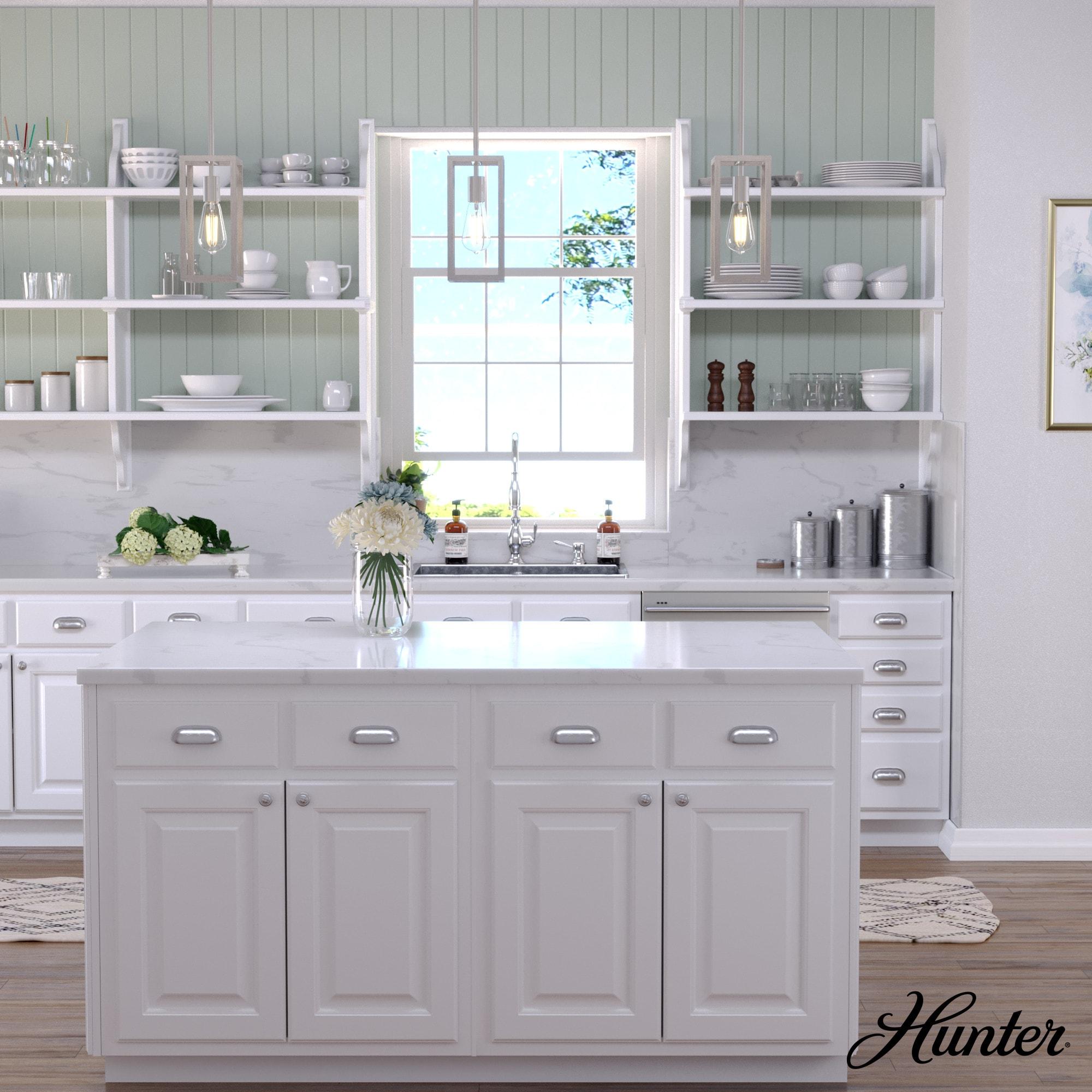 Hunter Fan Squire Manor 1 - Light Rectangle Mini Pendant