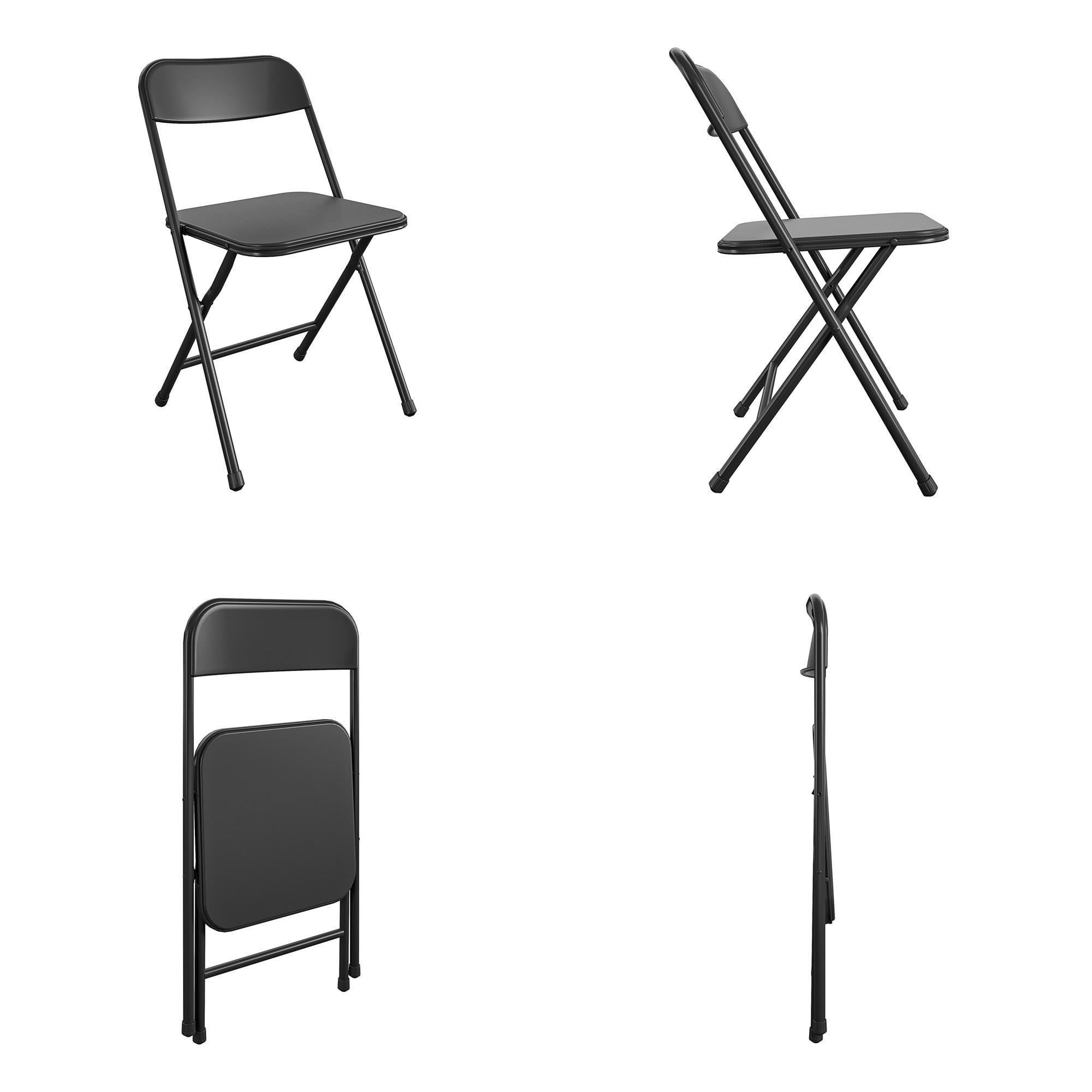 COSCO COSCO 5-Piece Solid Resin Centerfold Table & Chair Dining Set
