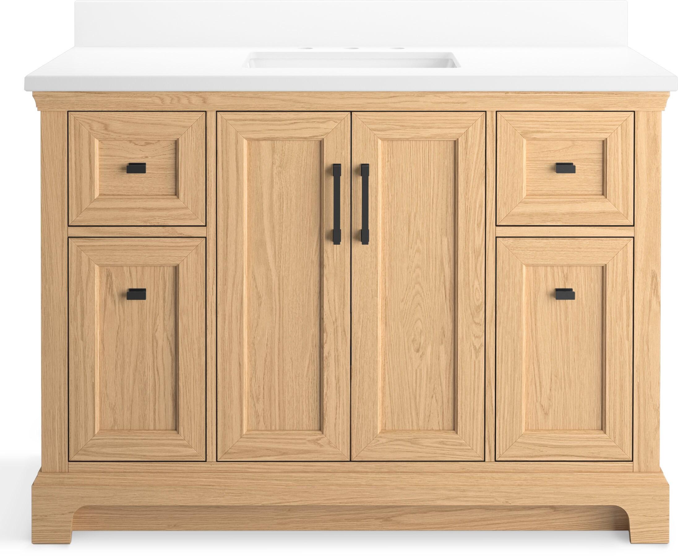 Charlemont 48 In. Bathroom Vanity Cabinet With Sink And Quartz Top