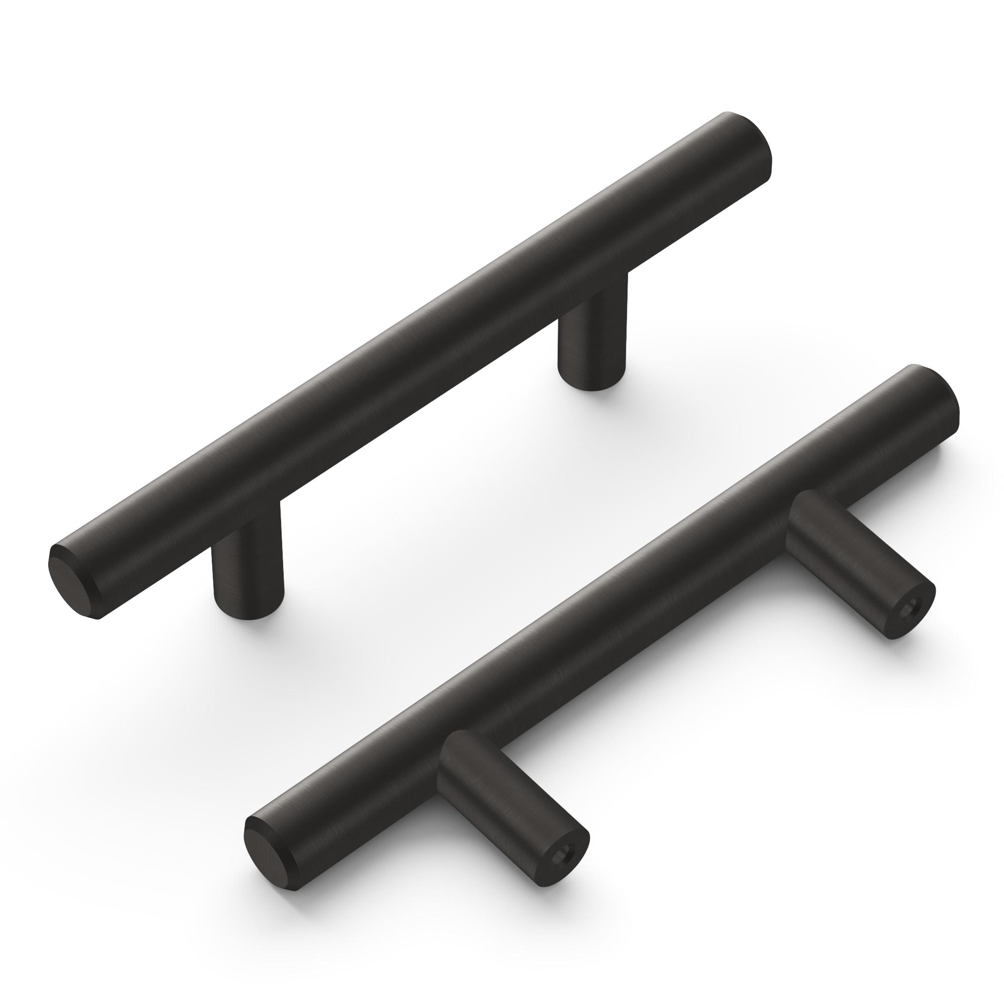 Bar Pull Kitchen Cabinet Handles, Solid Core Drawer Pulls for Cabinet Doors, 2-1/2" (64mm)