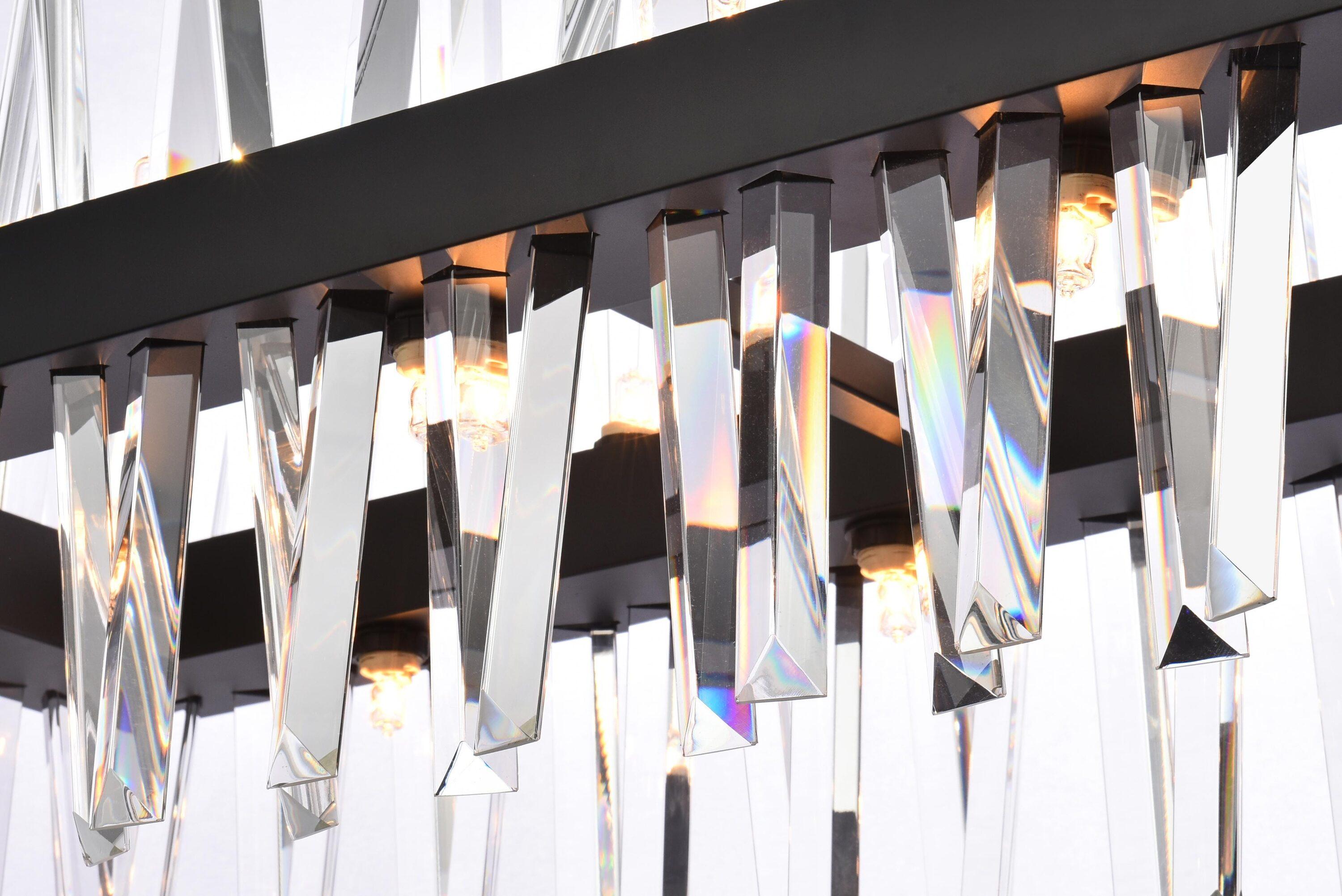 Elegant Lighting Serephina 16 - Light Chandelier in  Black