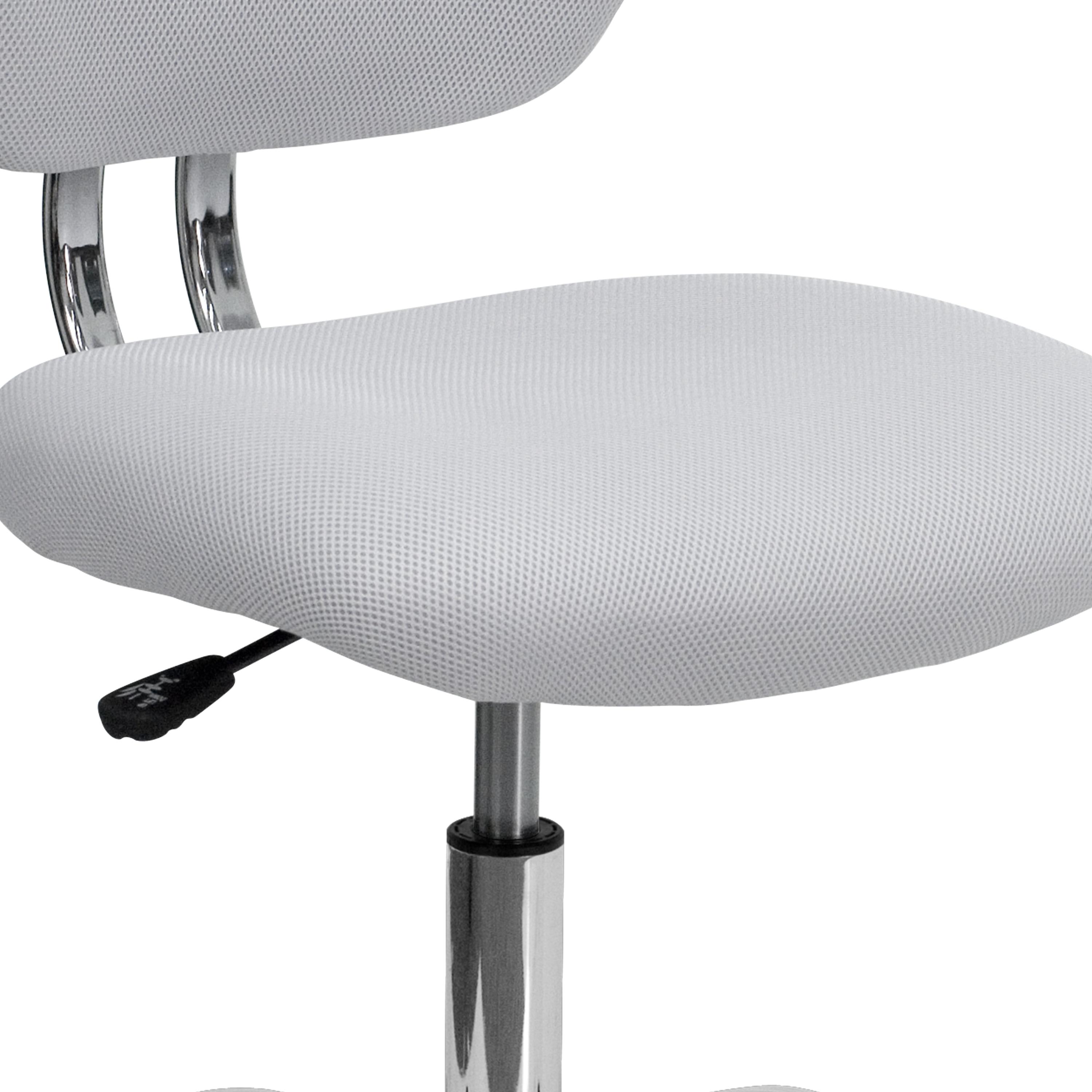 Flash Furniture Beverly Mid-Back Swivel Mesh Office Chair with Padded Seat by Flash Furniture | Wayfair