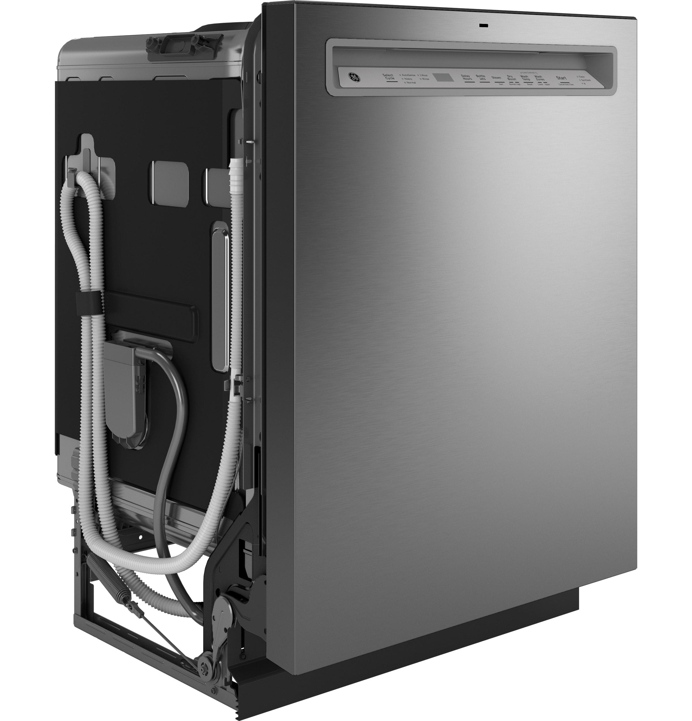 GE Appliances 24" 47 Decibel ENERGY STAR Certified Built-in Front Control Dishwasher with Adjustable Rack and Tall Tub