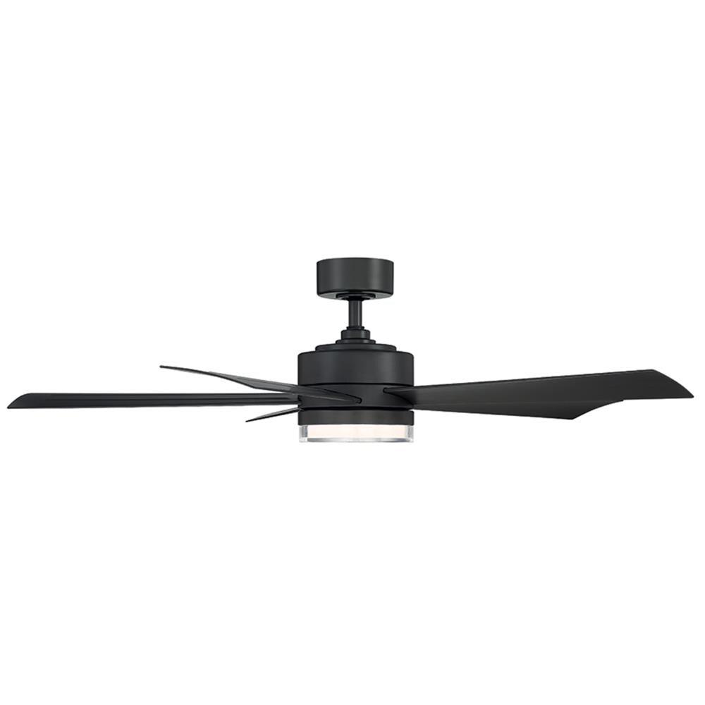Wynd 5 - Blade Outdoor /Indoor Smart Ceiling Fan with Remote Control and LED Light Kit Included, Works With Alexa and iOS or Android App