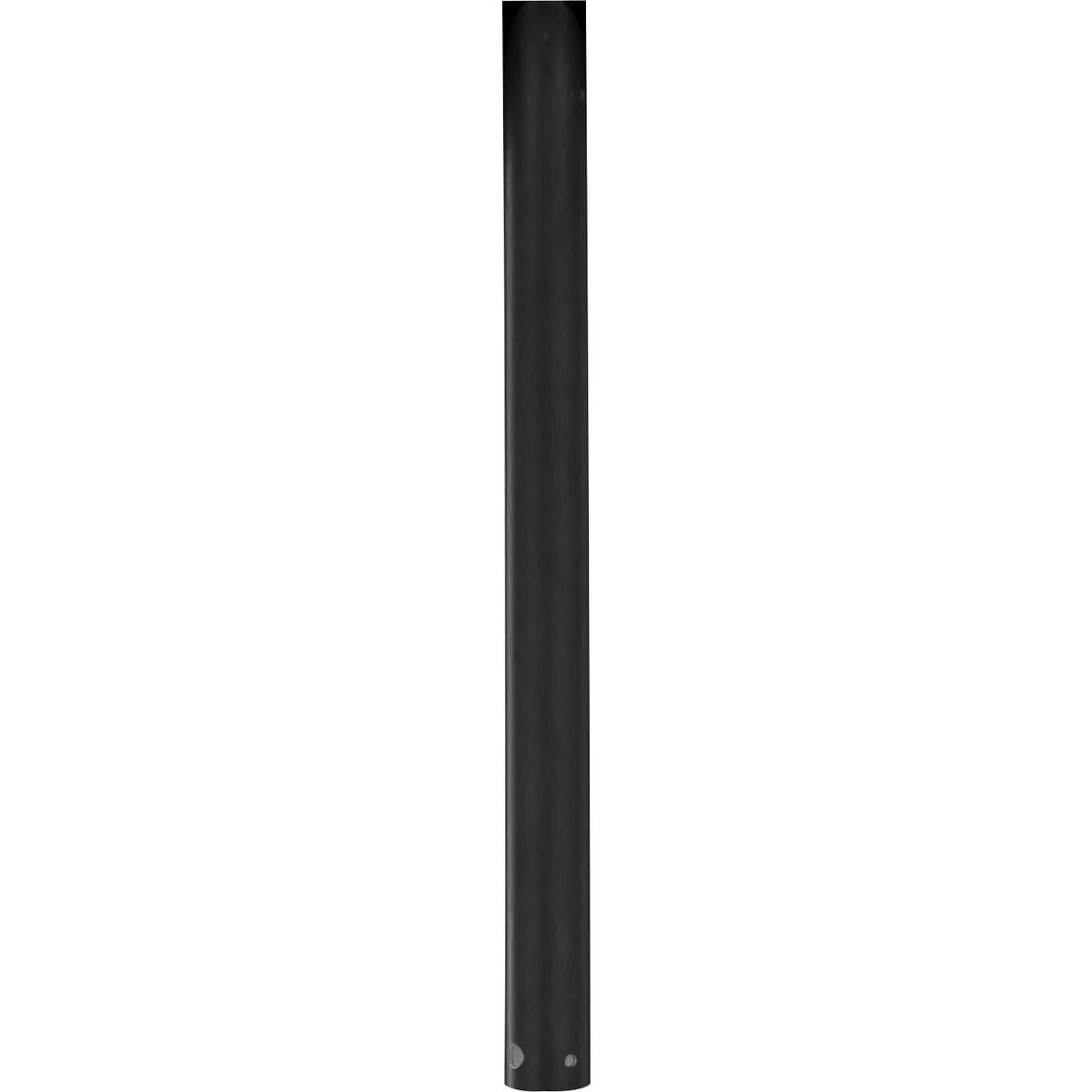 Black Steel 48-Inch Ceiling Fan Downrod