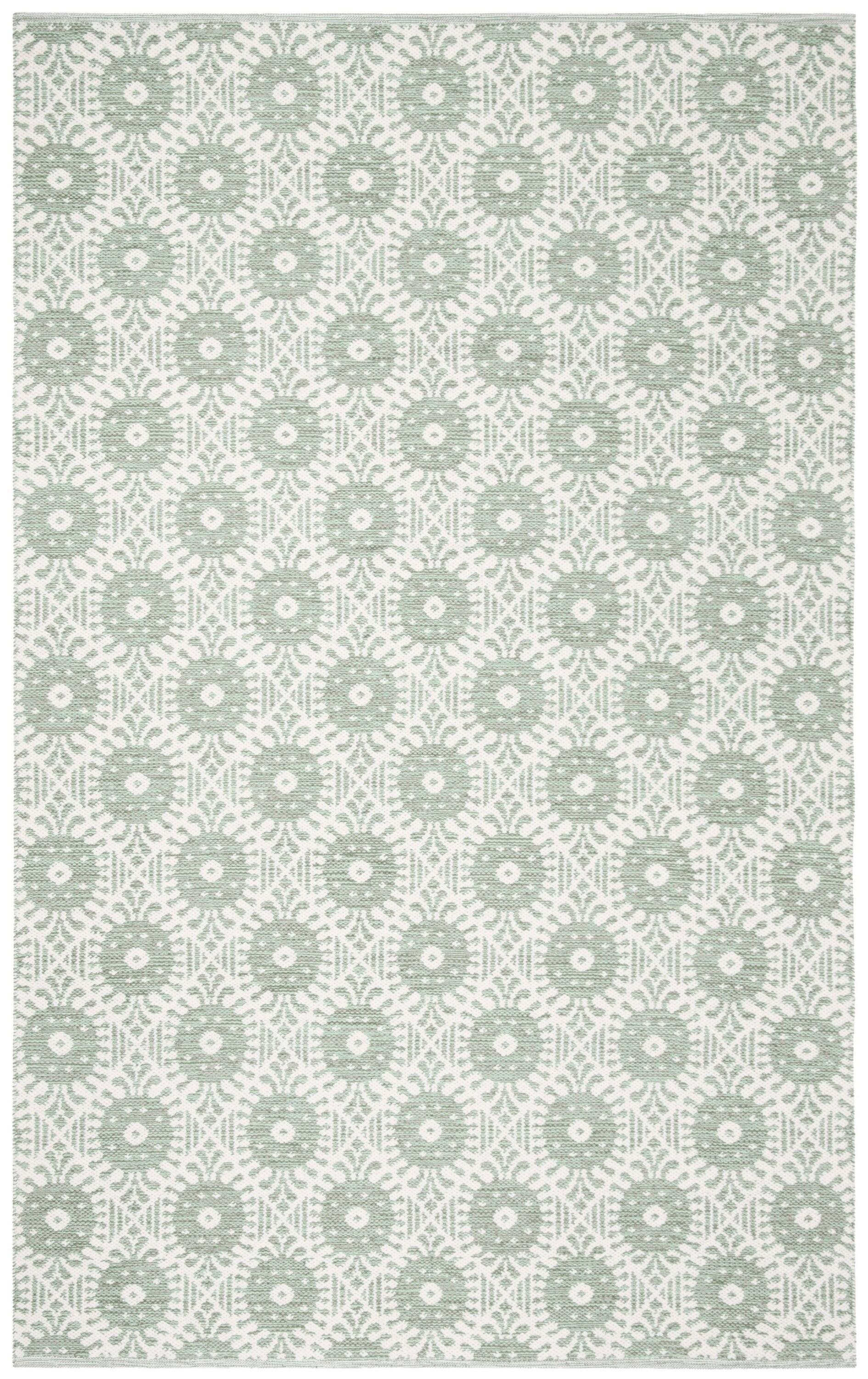 Montauk MTK612 Hand Woven Indoor Area Rug - Light Green/Ivory - 8'x10' - Safavieh