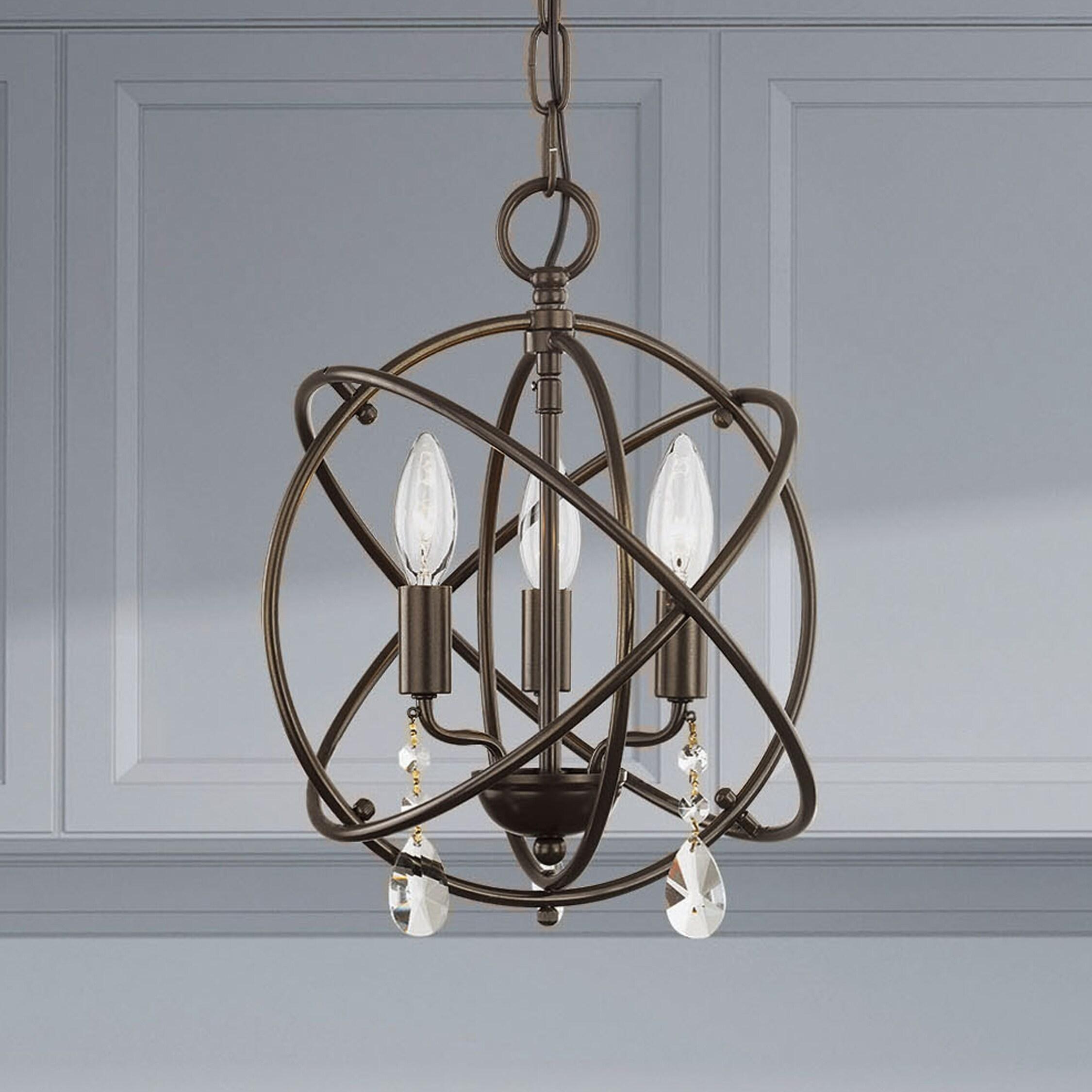 Livex Lighting Aria 3 - Light Chandelier in  English Bronze