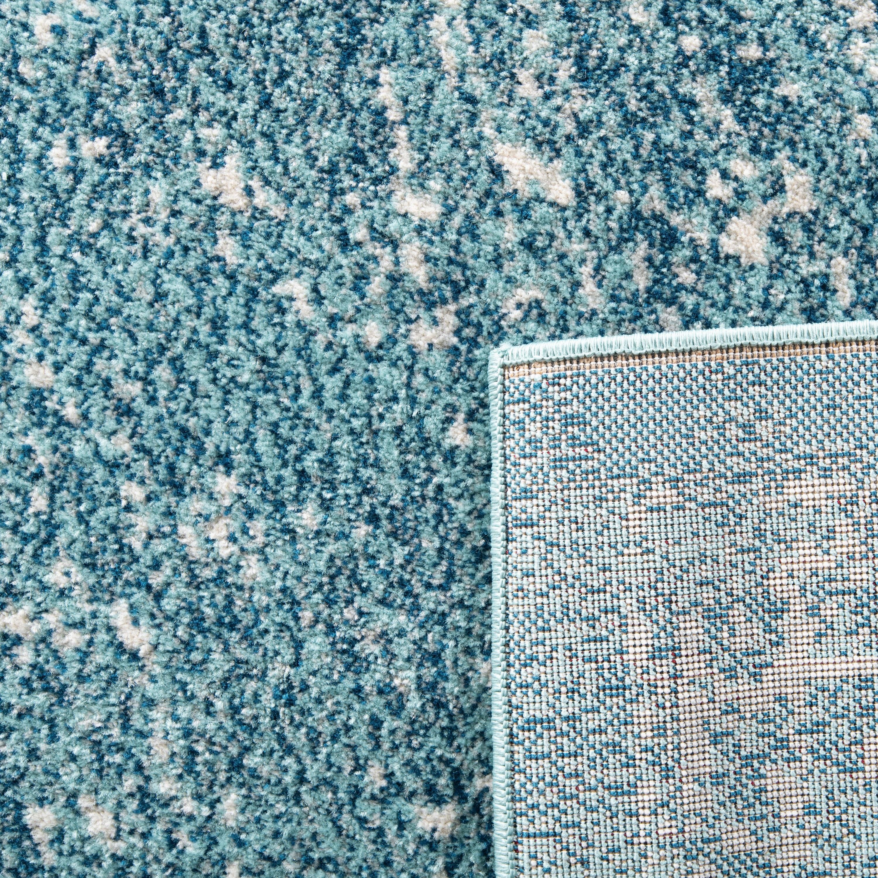 SAFAVIEH Evoke Trena Traditional Distressed Area Rug, Blue/Ivory, 11' x 15'