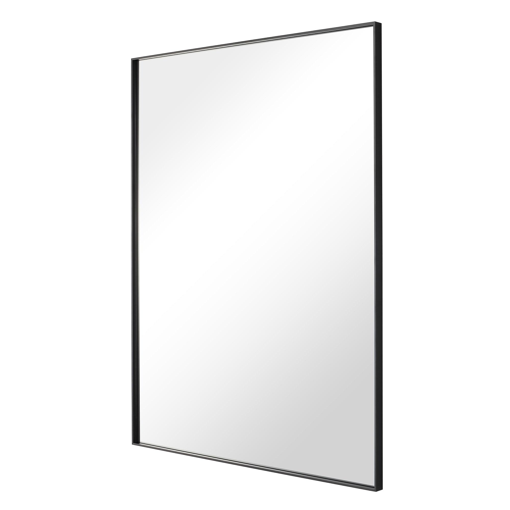 Modern & Contemporary Rectangle Bathroom Vanity Mirror Metal Framed Wall Mirror