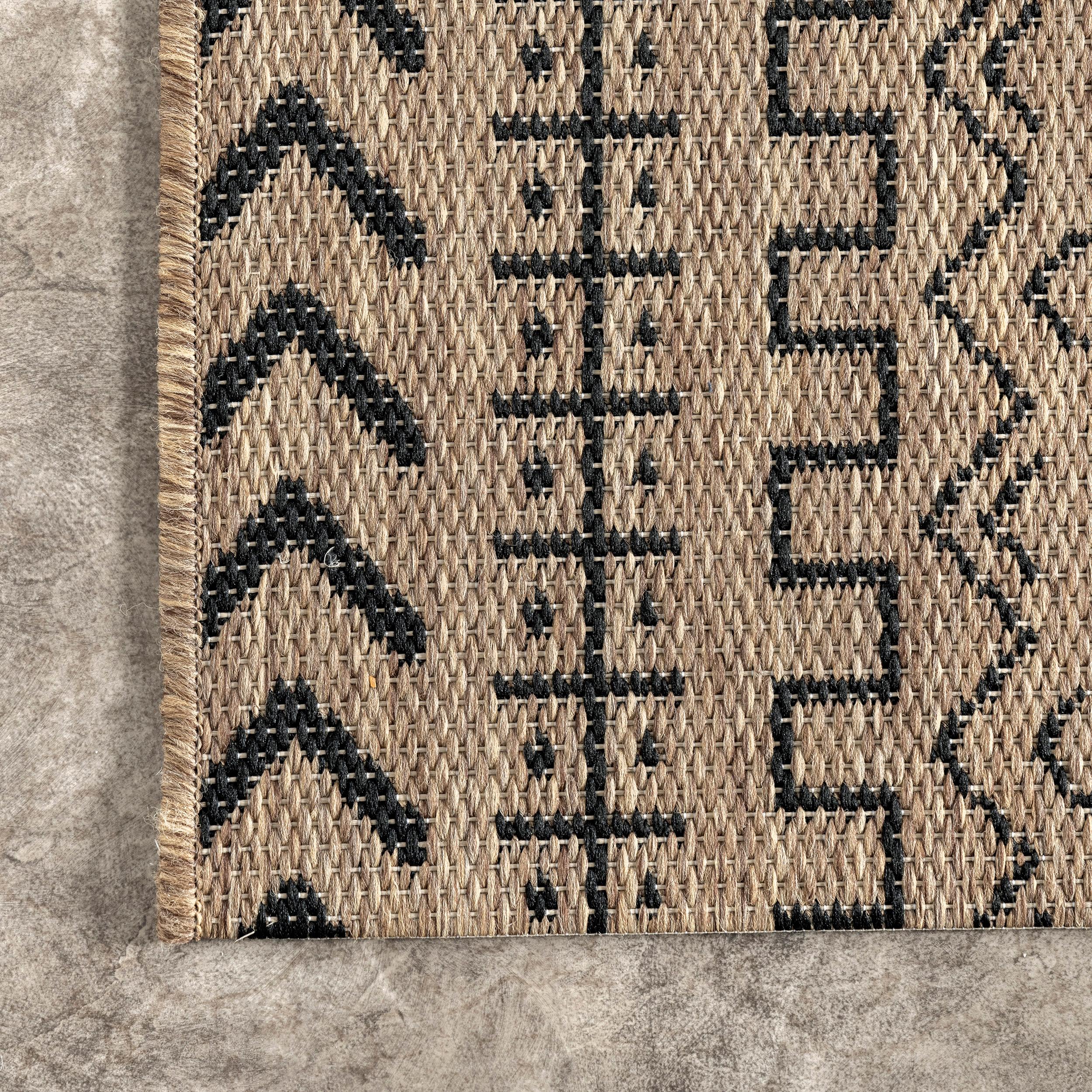 Nuloom Indoor and Outdoor Jamie Area Rug 5x7, Brown