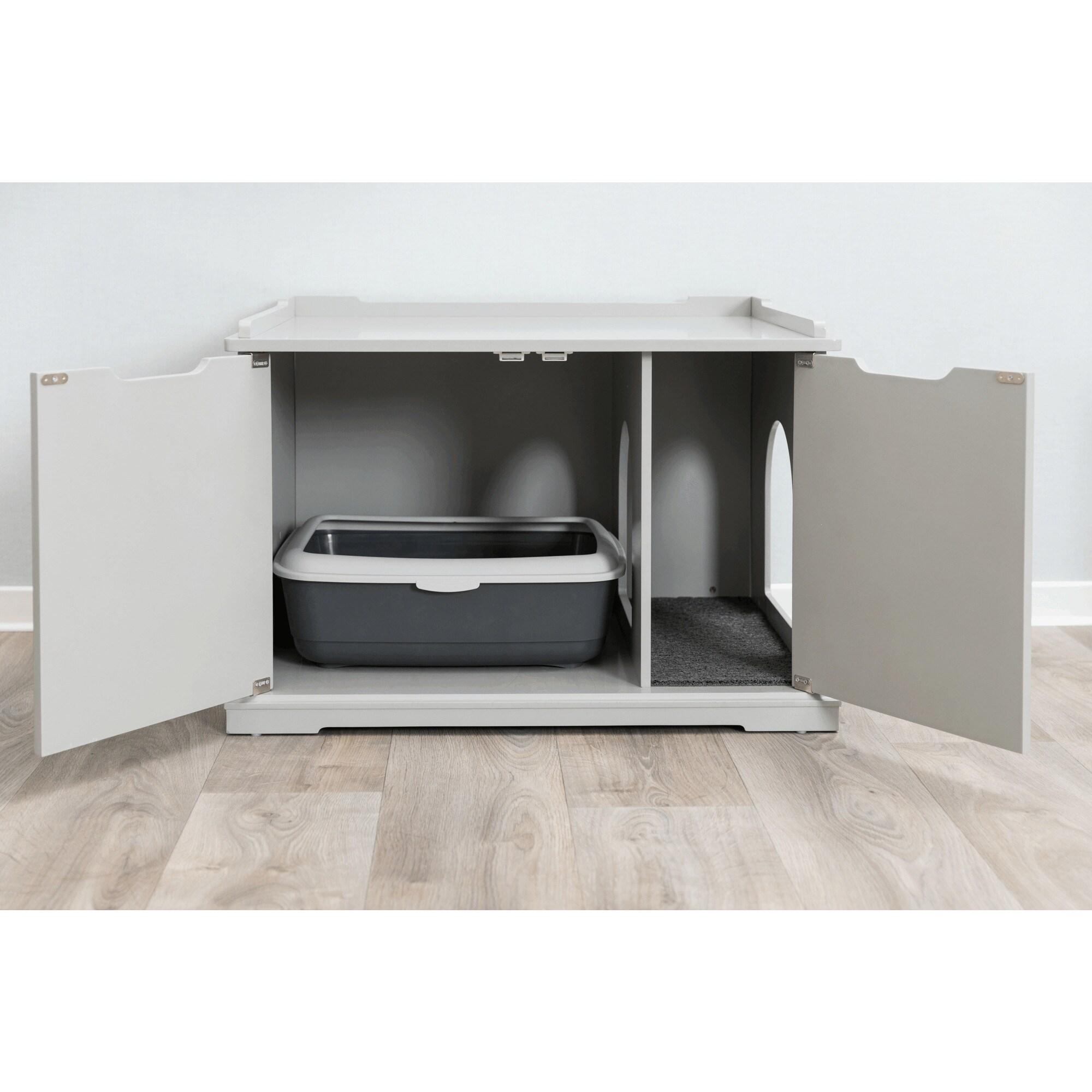 TRIXIE TRIXIE XL Furniture Style Litter Box Enclosure and Pet Home, Hidden Cat Litter Box