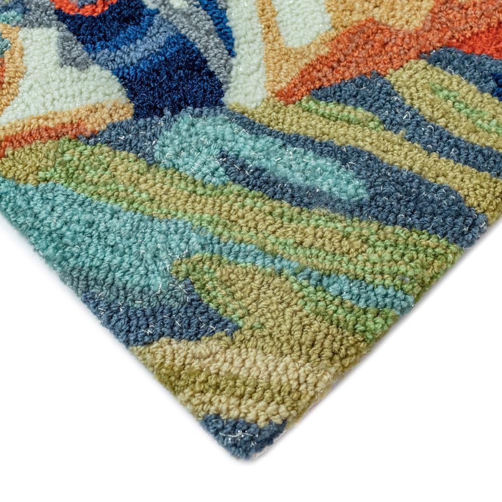 Liora Manne Ravella Tropical Fish Indoor/Outdoor Rug Ocean 8'3" x 11'6"