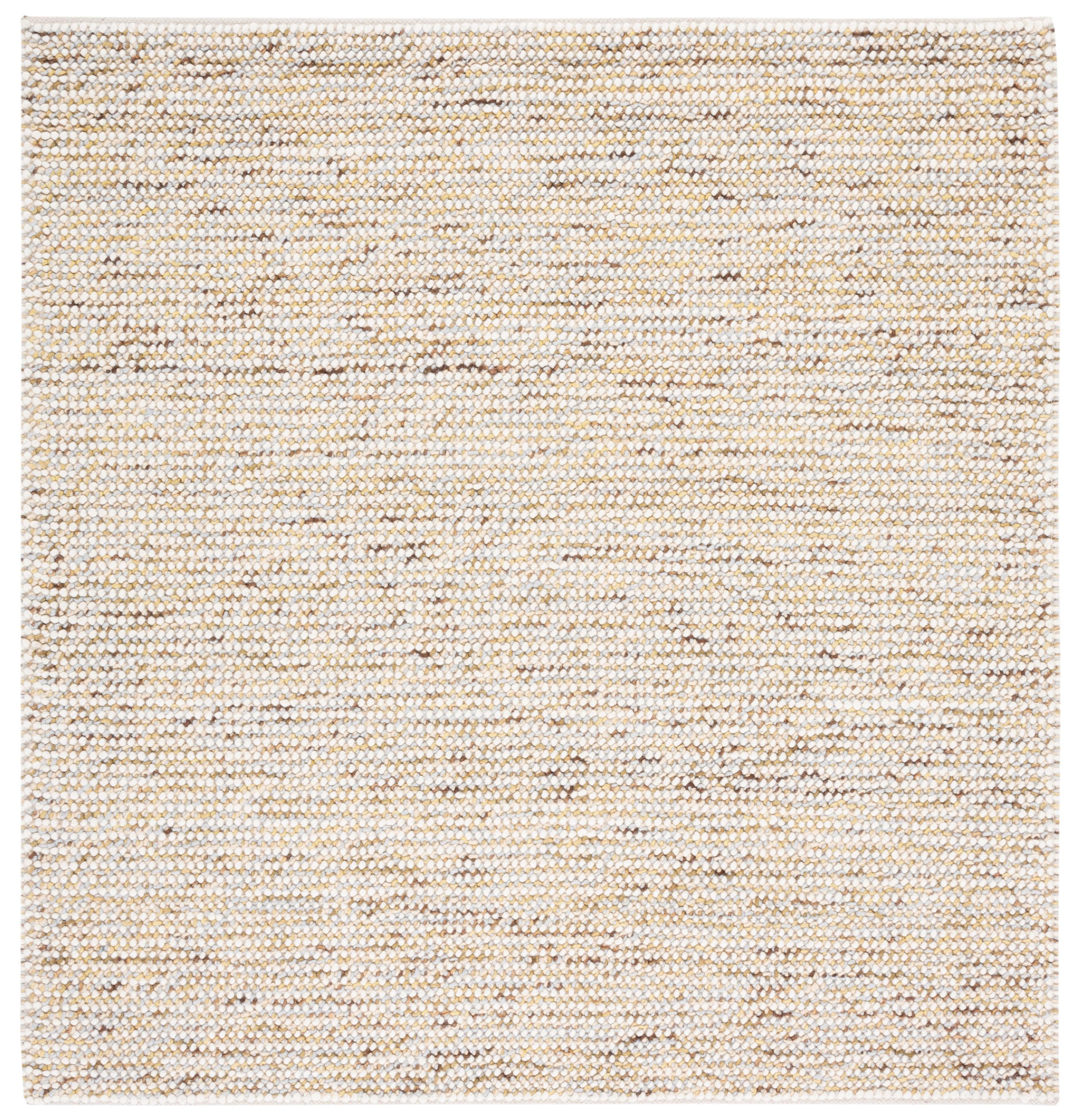 Latitude Run® Vermont Hand Woven Wool Solid Color Rug
