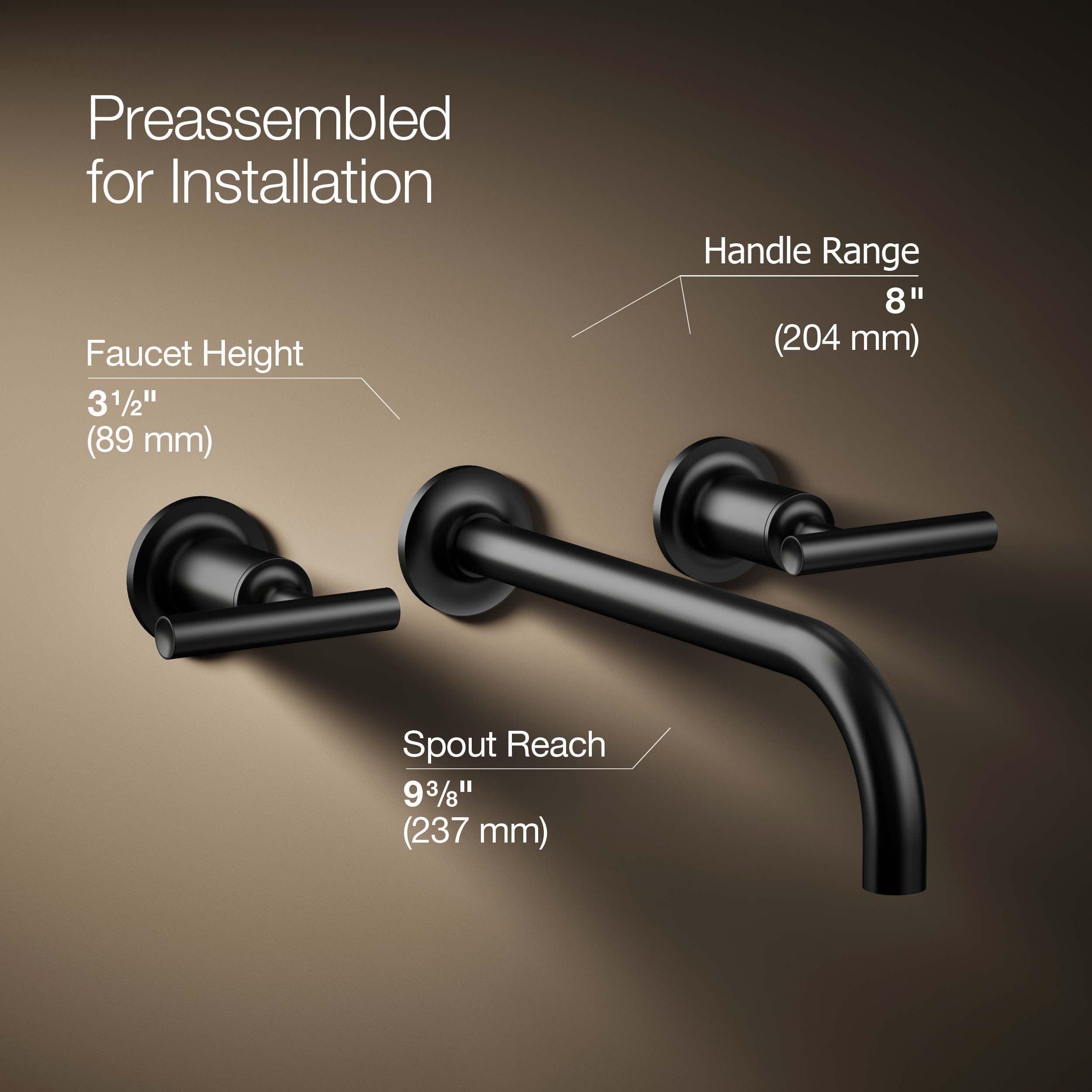Purist® Wall Mounted Faucet