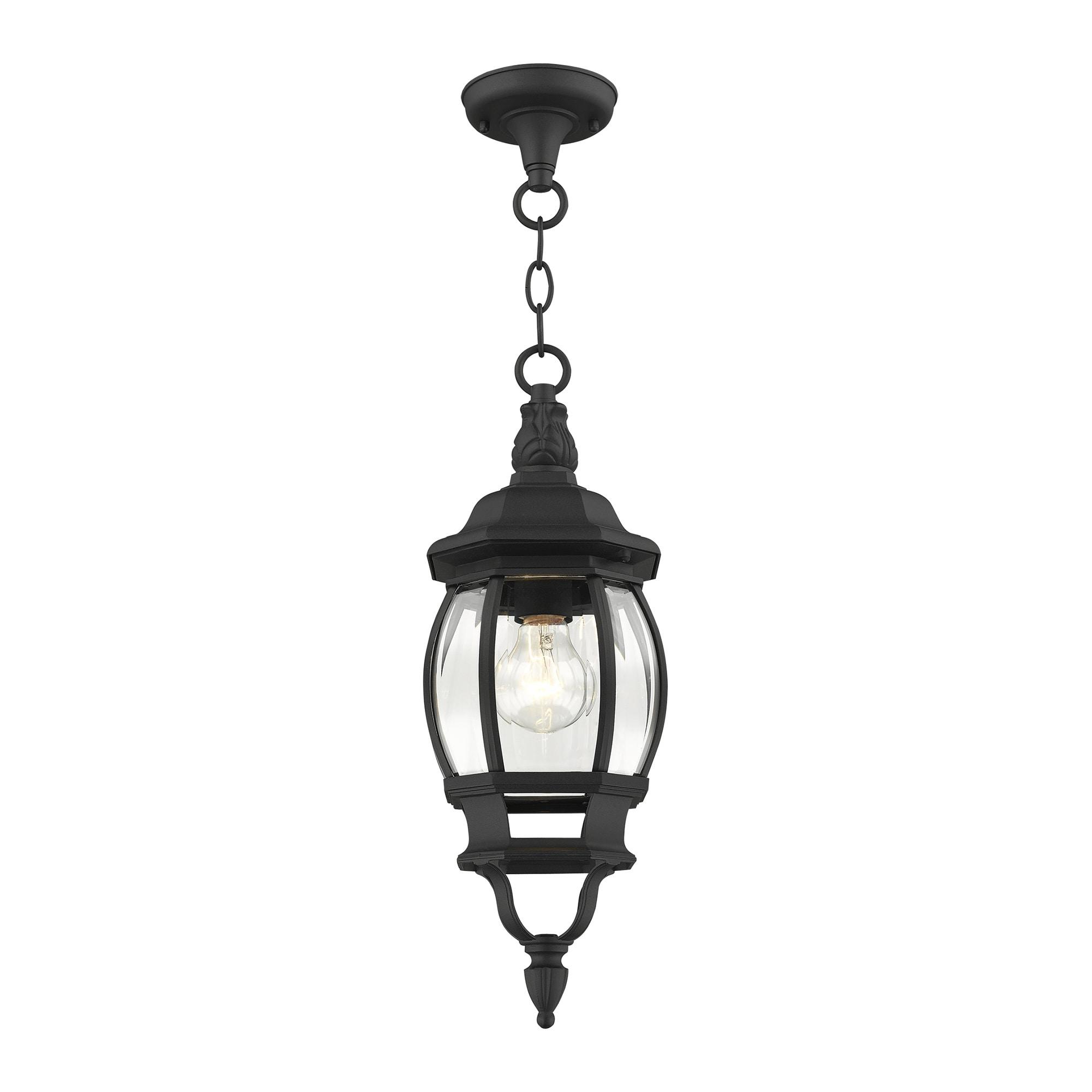 Livex Lighting Frontec 1 - Light Pendant in  Textured Black