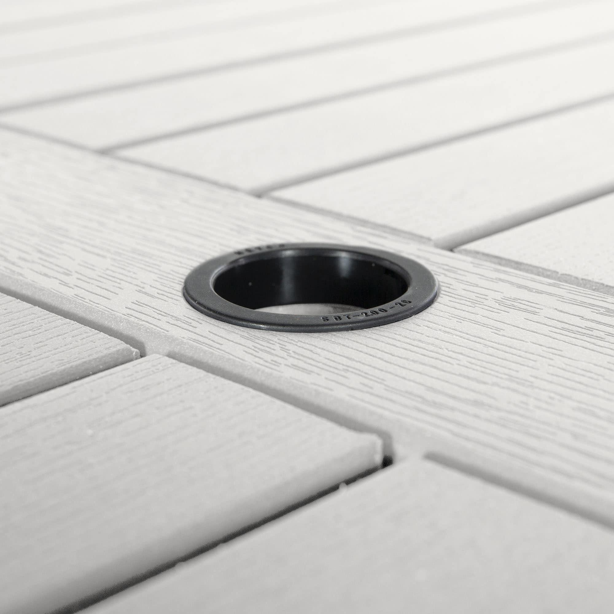 Highwood 7-pc Hamilton Dining Set - 42" x 84" Rectangle Table, Dining Height, Outdoor, Eco-friendly, Synthetic Wood