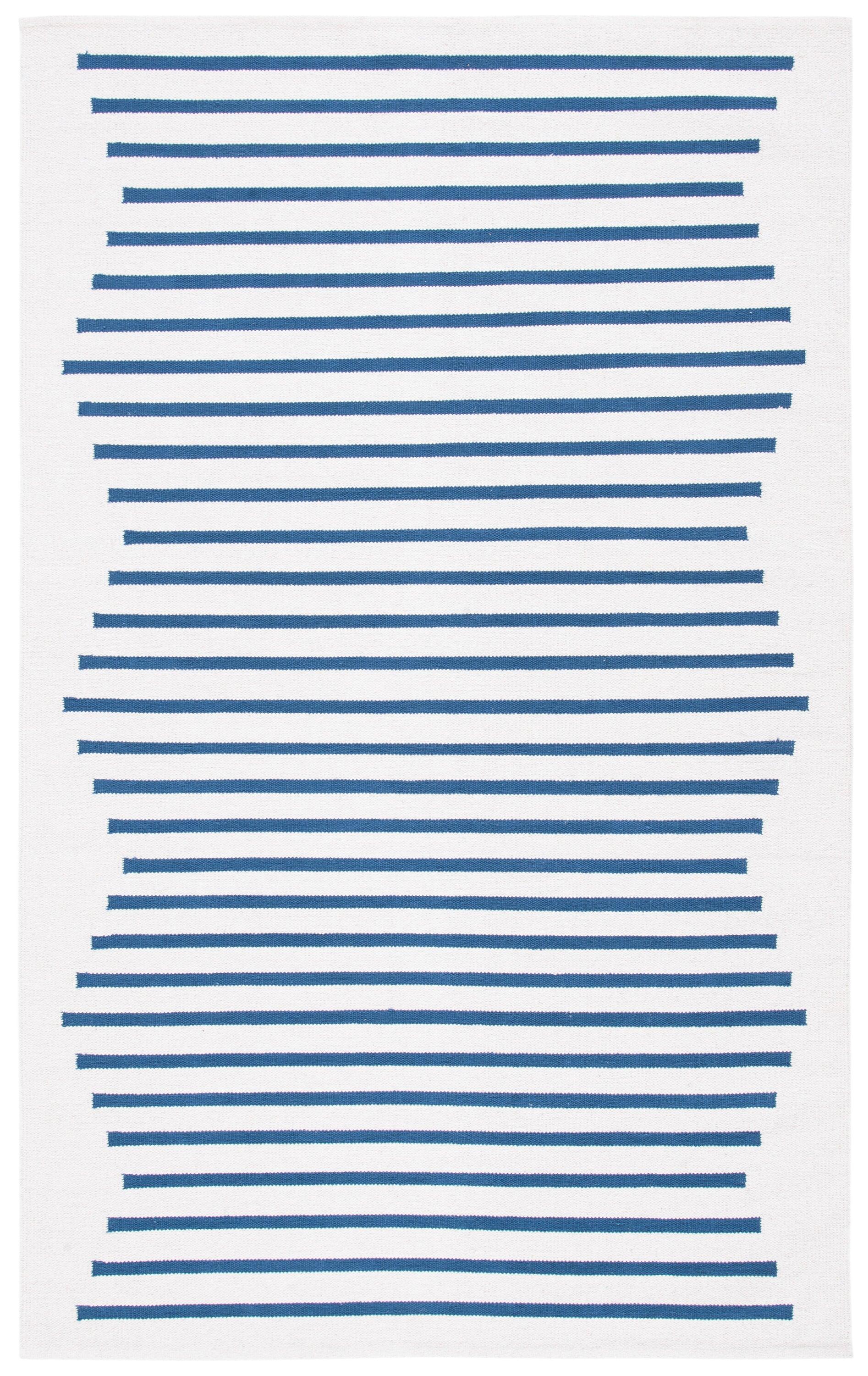 Montauk MTK313 Hand Woven Indoor Accent Rug - Ivory/Navy - 3'x5' - Safavieh