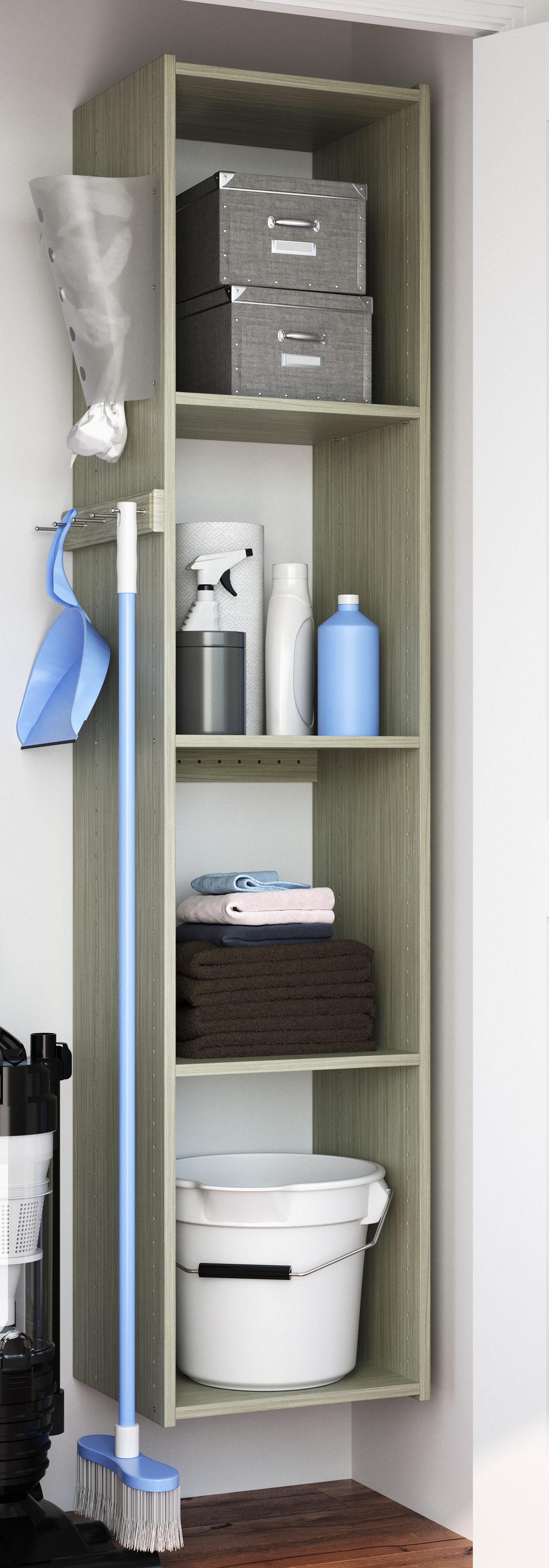Dotted Line™ 15" W Closet System Starter Kit
