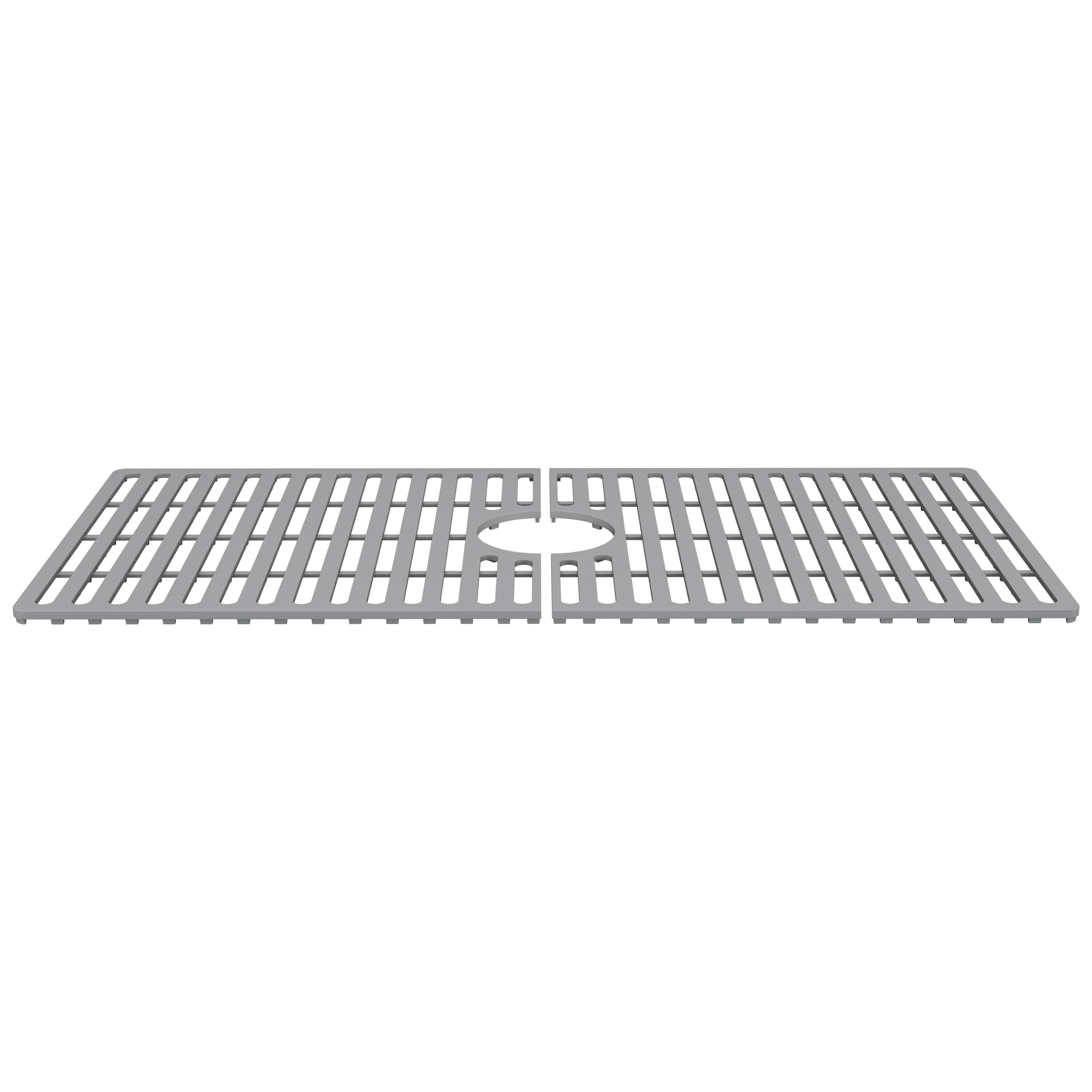 Silicone Grid VIGO Matte Stone 32" L x 15" W Bottom Sink Grid for 36 in. Single Bowl Kitchen Sink