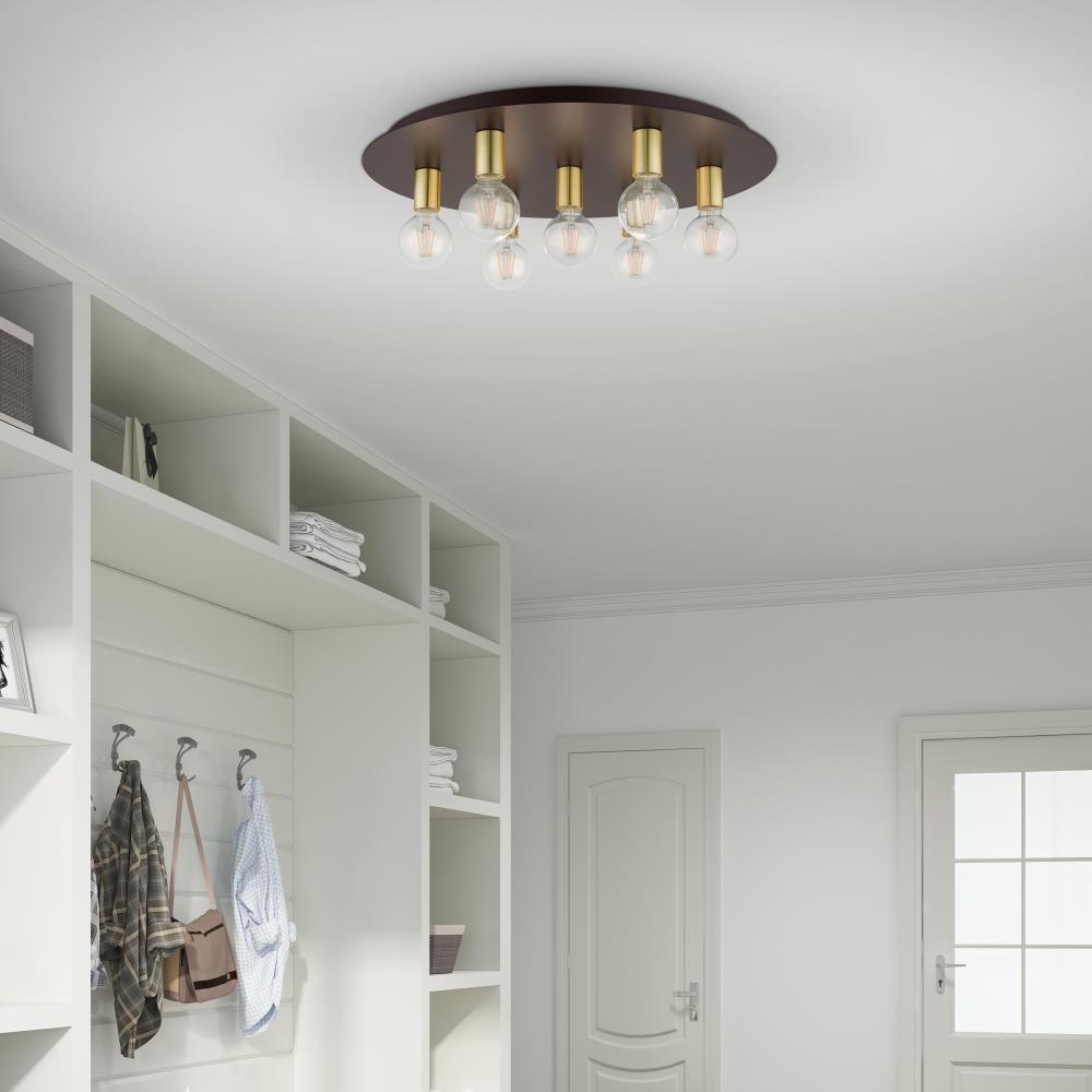 Livex Lighting Hillview 7 - Light Flush Mount in  Bronze
