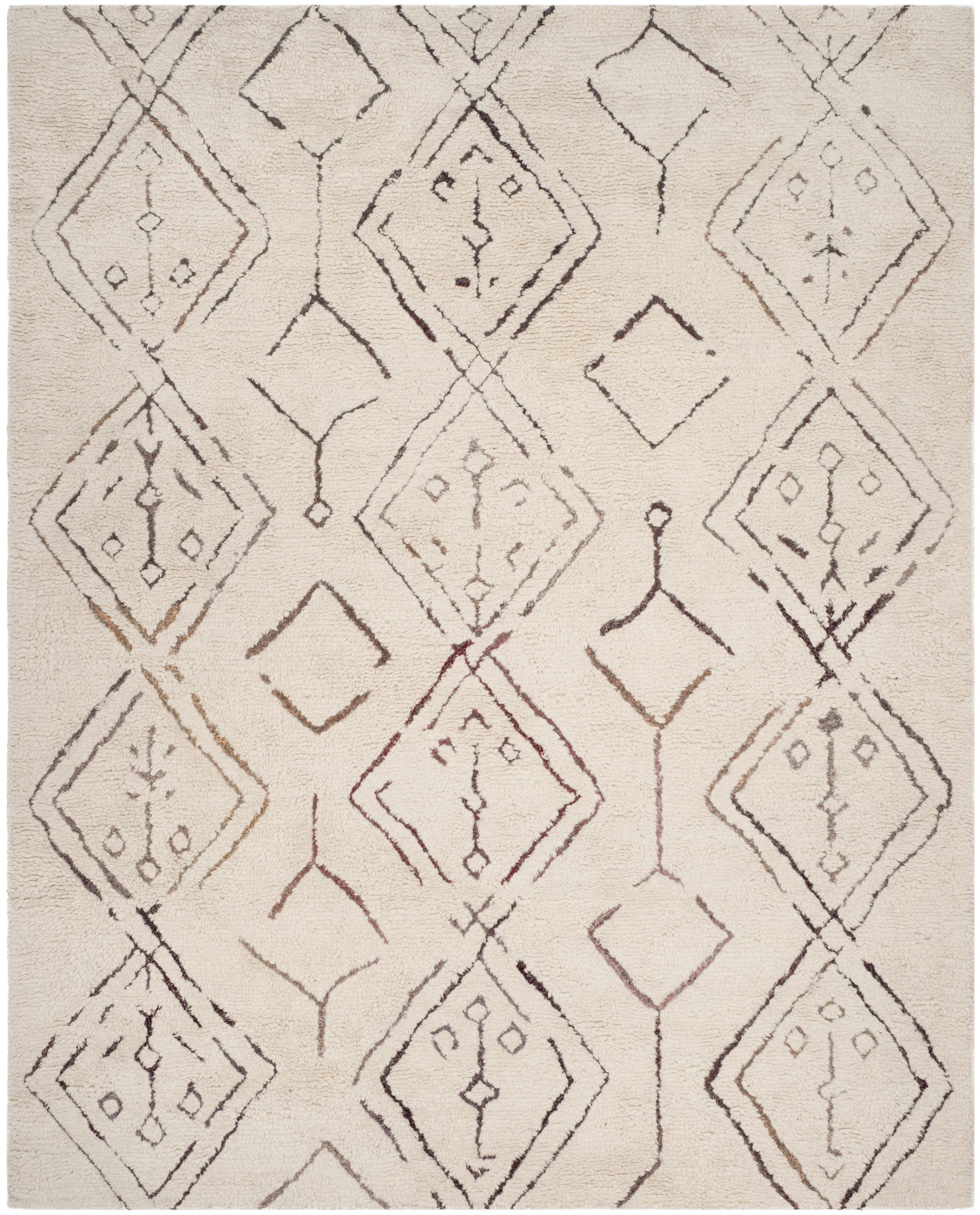 Casablanca CSB212 Hand Tufted Indoor Area Rug - Ivory/Multi - 8'x10' - Safavieh
