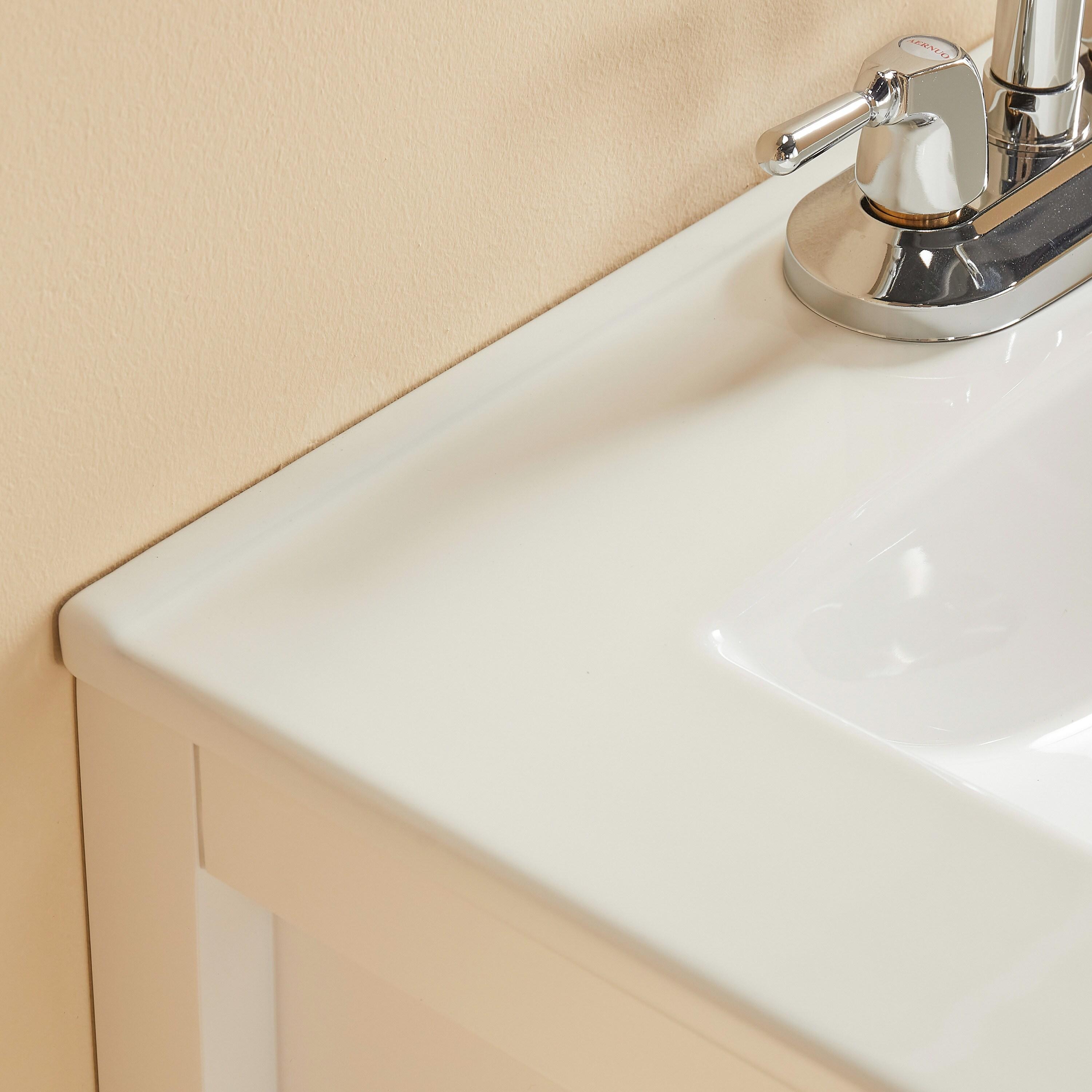 Rongeng Fully Assembled 24'' Freestanding Single Bathroom Vanity with Top