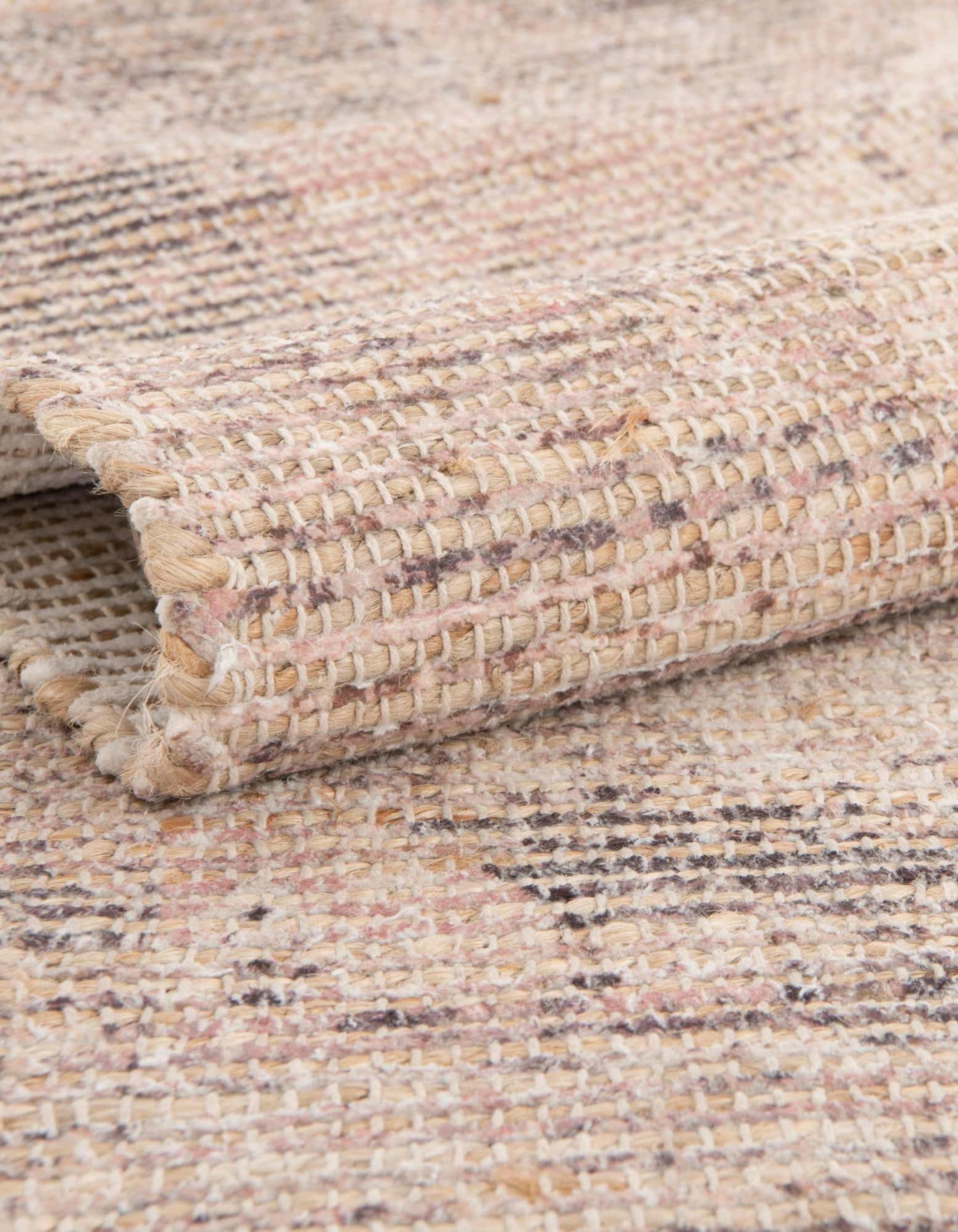 Unique Loom 2' 2 x 6' 1 Chenille Jute  Runner Rug