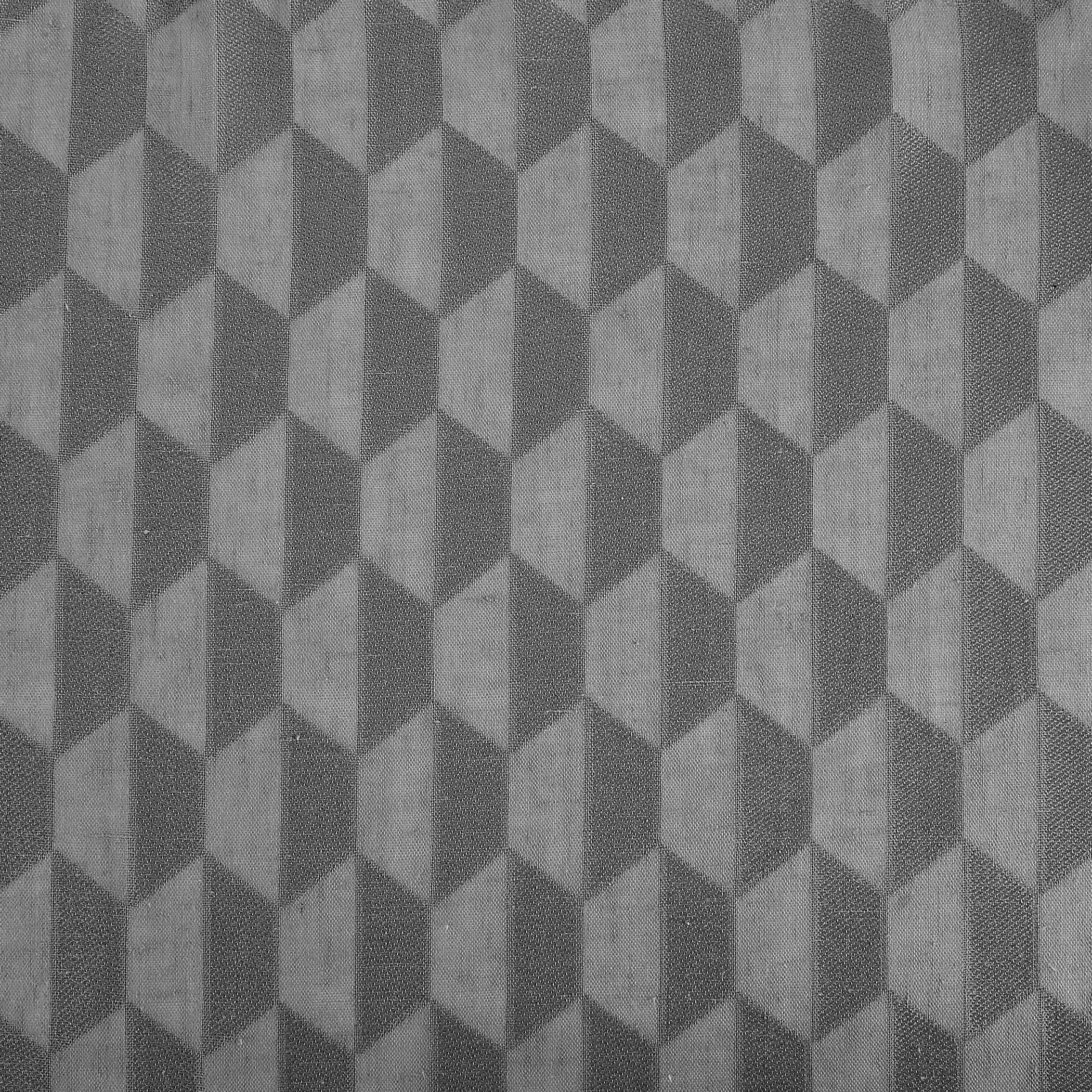 Scott Living Scott Living Verge Geometric Clipped Jacquard Semi-Sheer Rod Pocket Curtain Panel