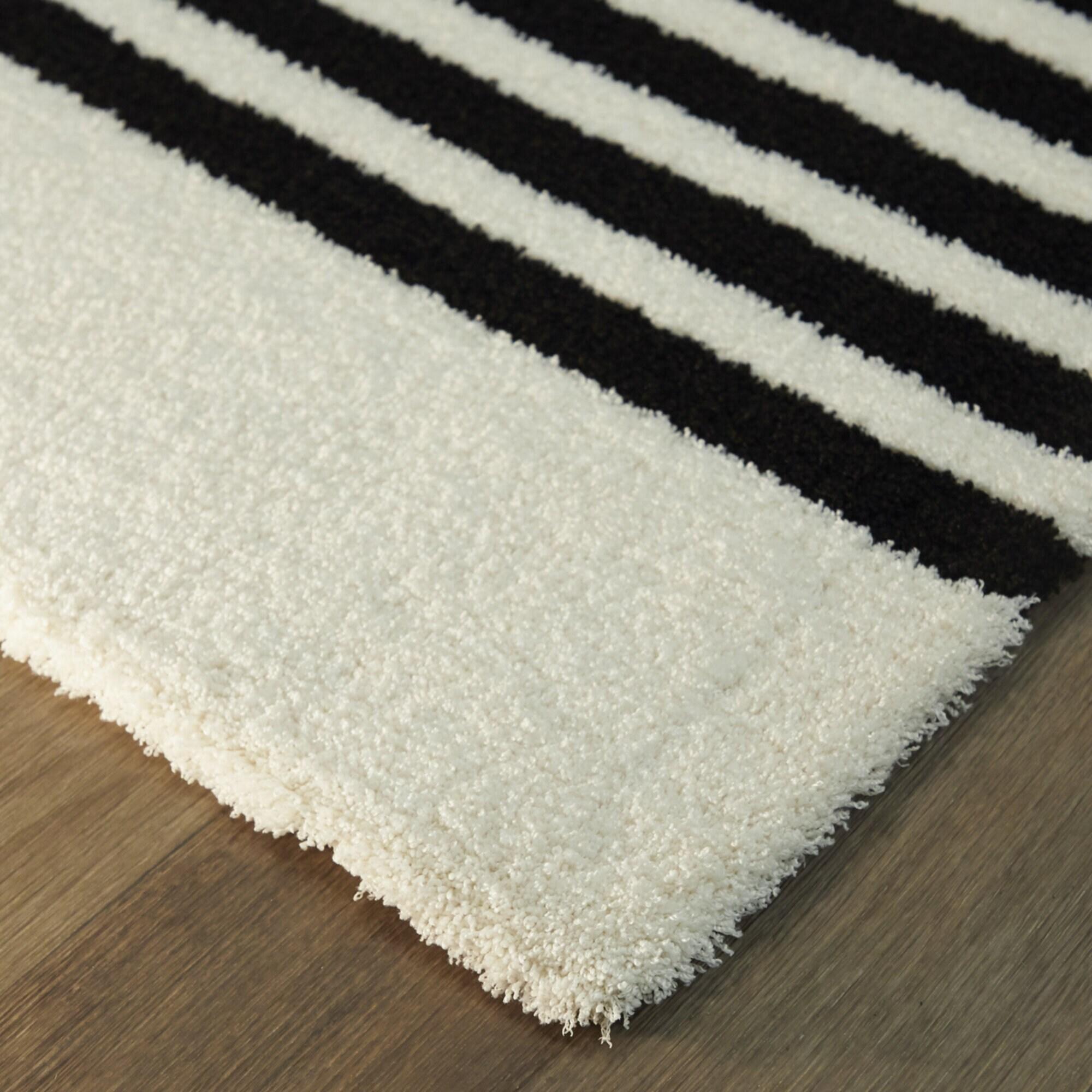 Balta Rugs 7'10"x10' Anscombe Contemporary Stripe Rug White