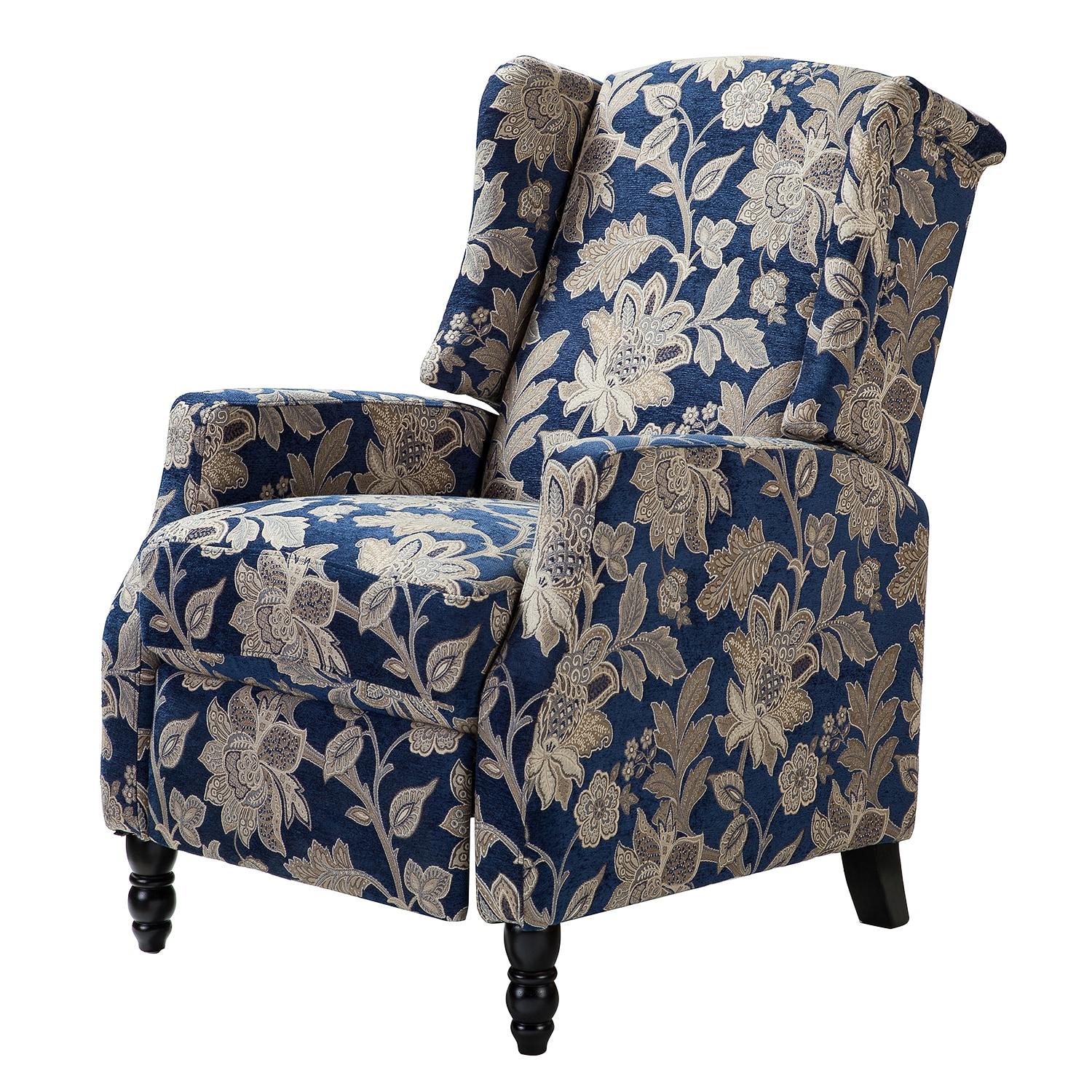 Recliners Push Back Accent Chairs Set of 2 Wingback Manual Fabric Upholstered Armchairs Sofa Home Theater Couches Garden