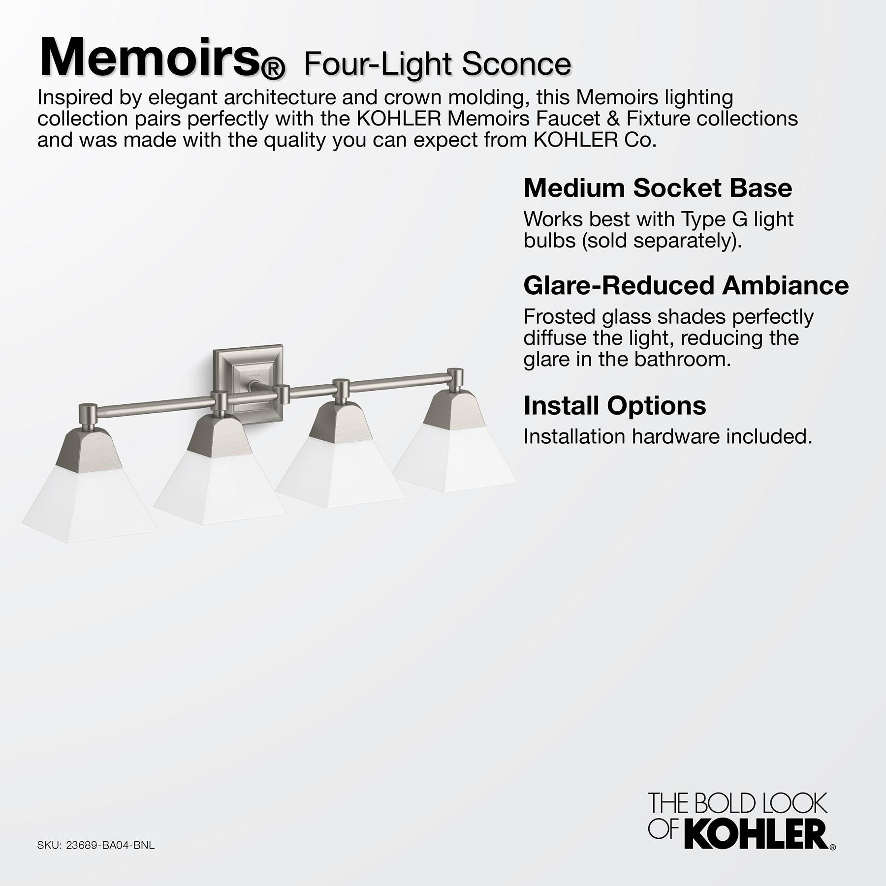 Elegant Crown Molding Inspired 4-Light Polished Chrome Sconce