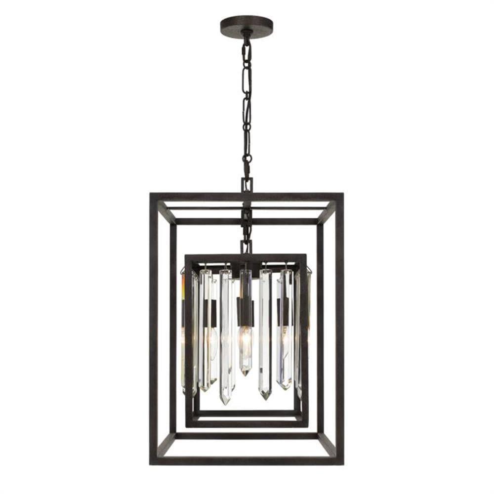 8404-FB-Crystorama Lighting-Hollis - 23 Inch Four Light Chandelier