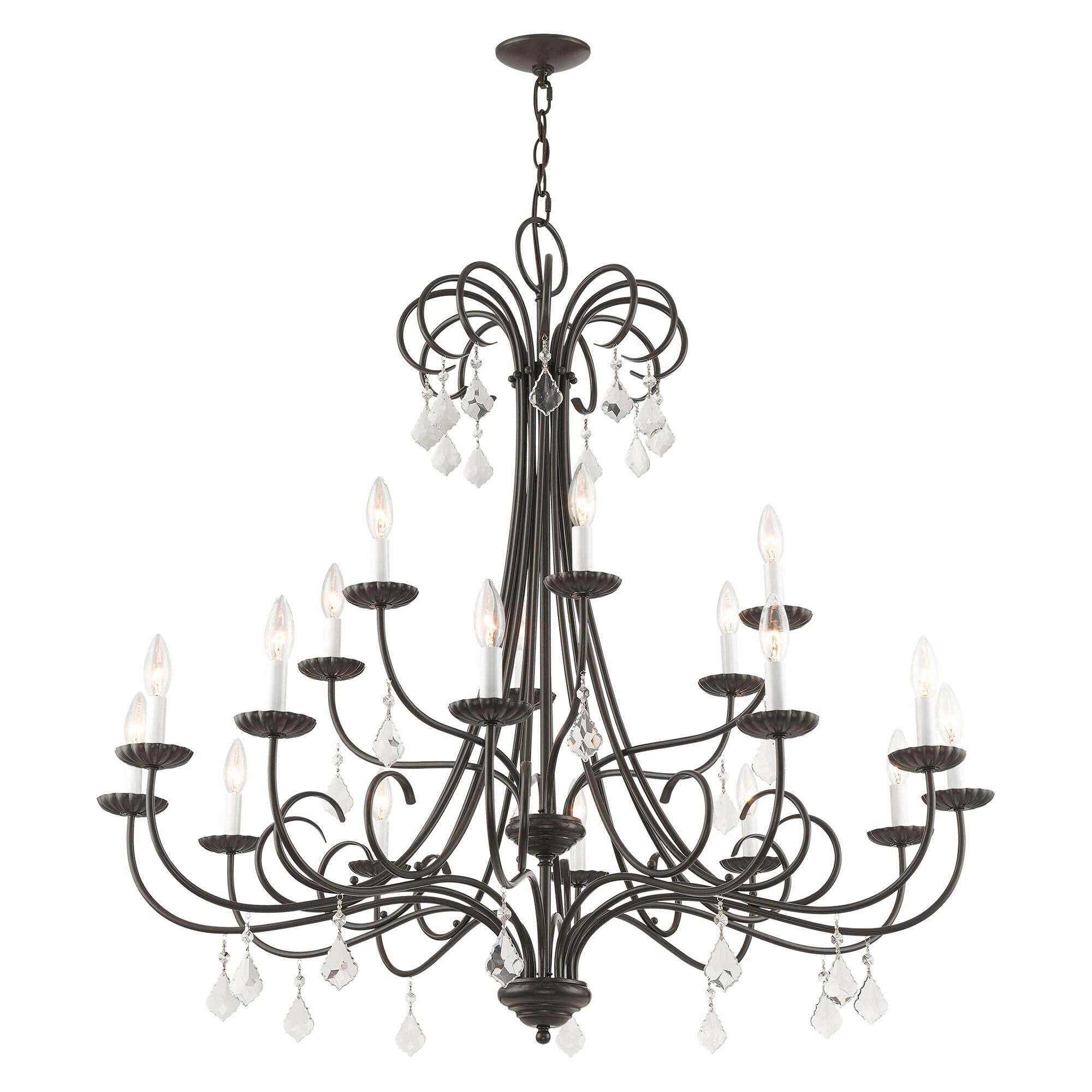 Livex Lighting Daphne 18 - Light Chandelier in  English Bronze