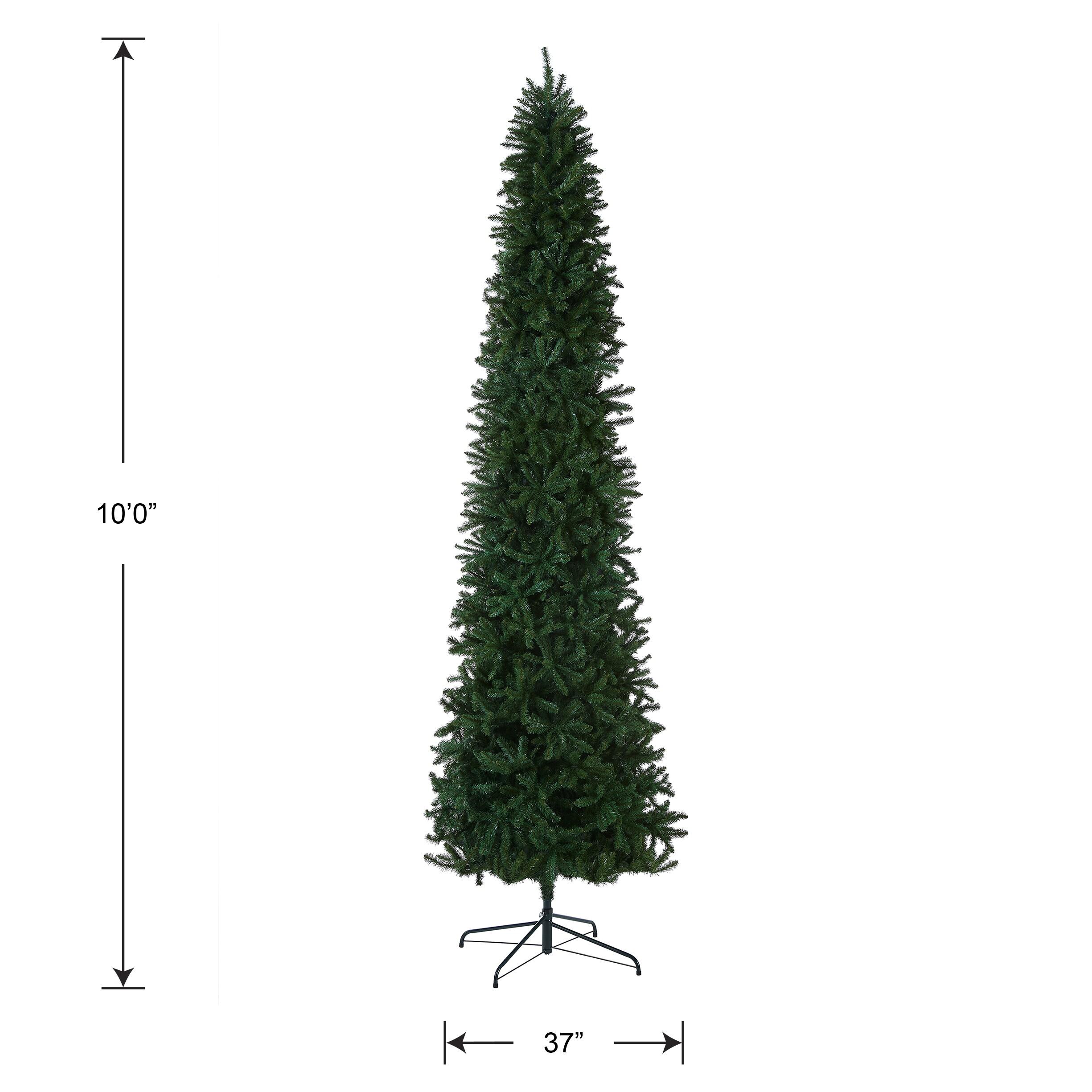 10' Prelit Slim Kingswood Fir Artificial Christmas Tree - National Tree Company