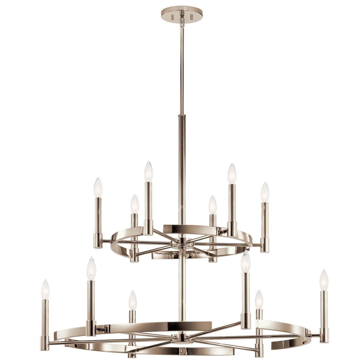 Kichler Lighting Tolani 12 - Light Chandelier in  Polished Nickel