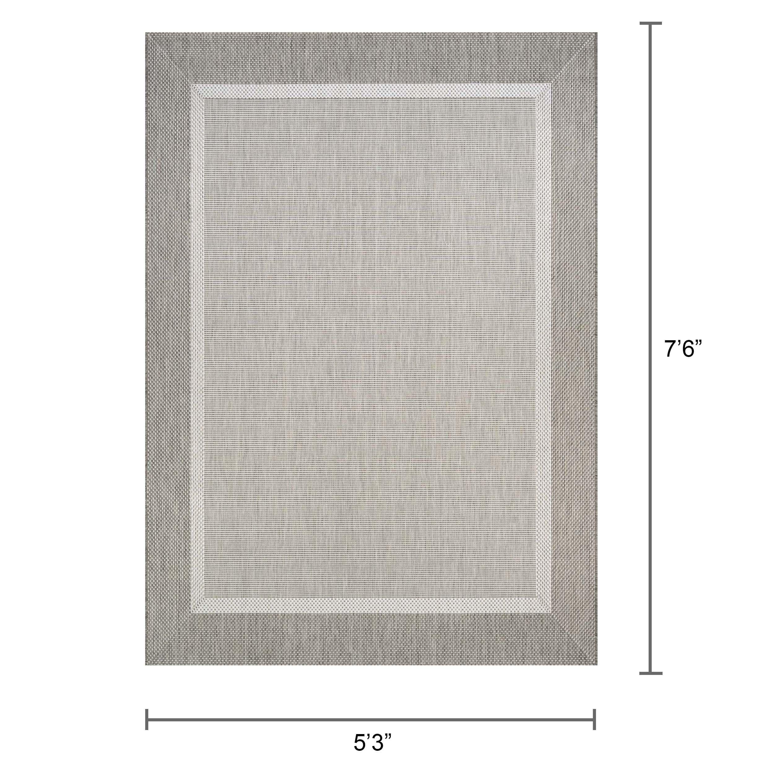 Couristan Saniya Flatwoven Champagne Taupe Indoor Outdoor Area Rug