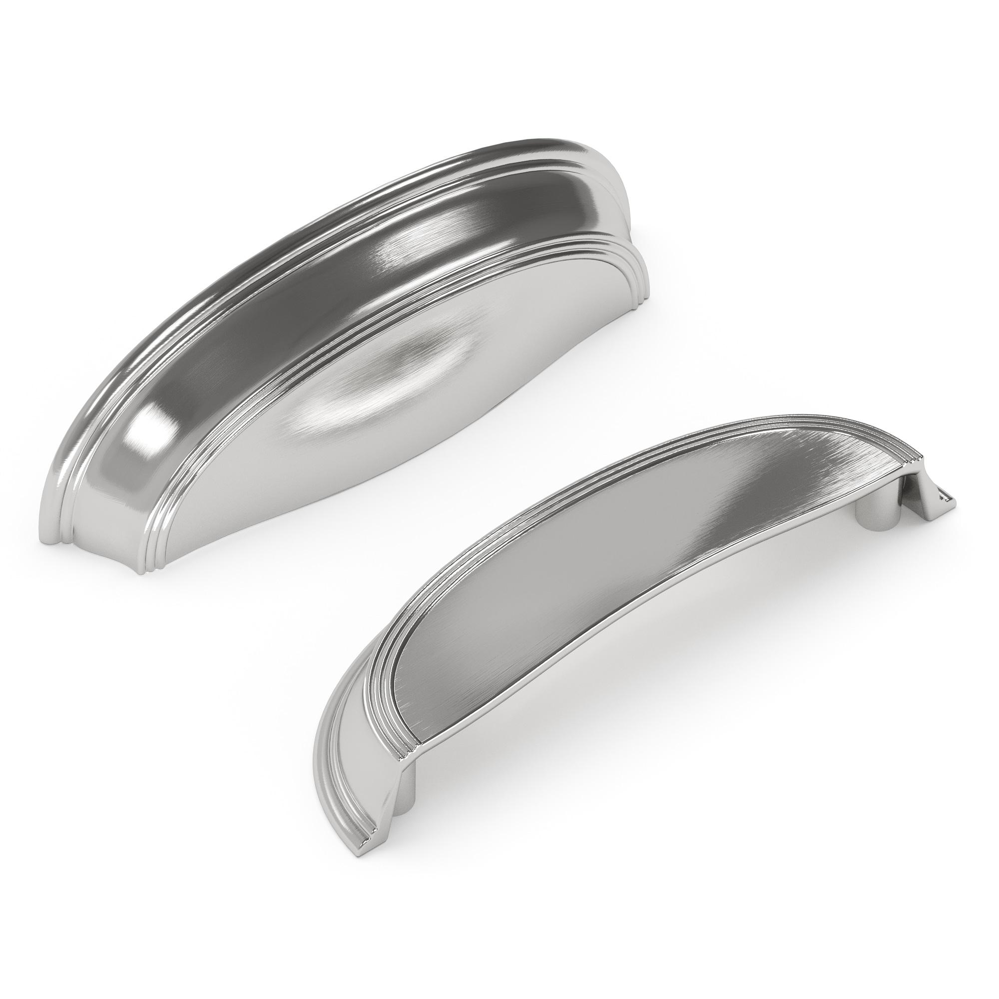 American Diner Kitchen Cabinet Handles, Solid Core Drawer Pulls for Cabinet Doors,3" & 3-3/4"(96mm)