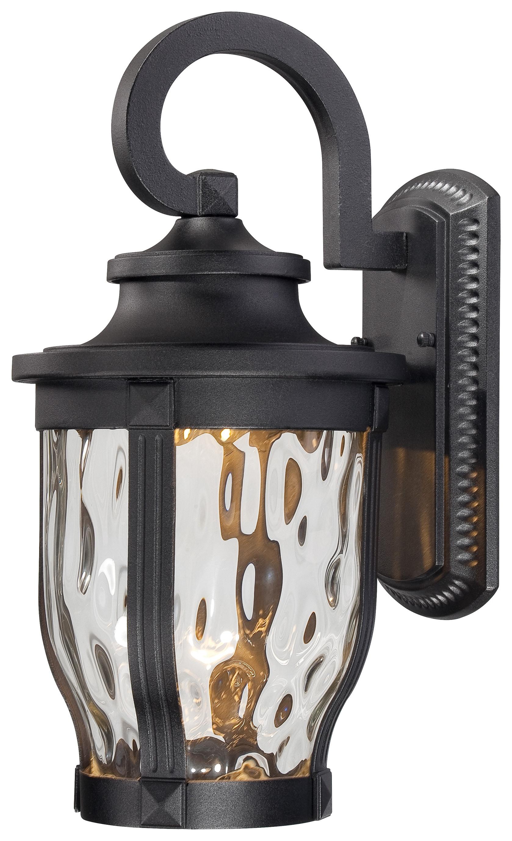 Minka Lavery Merrimack 16 1/4" High Black LED Outdoor Wall Light