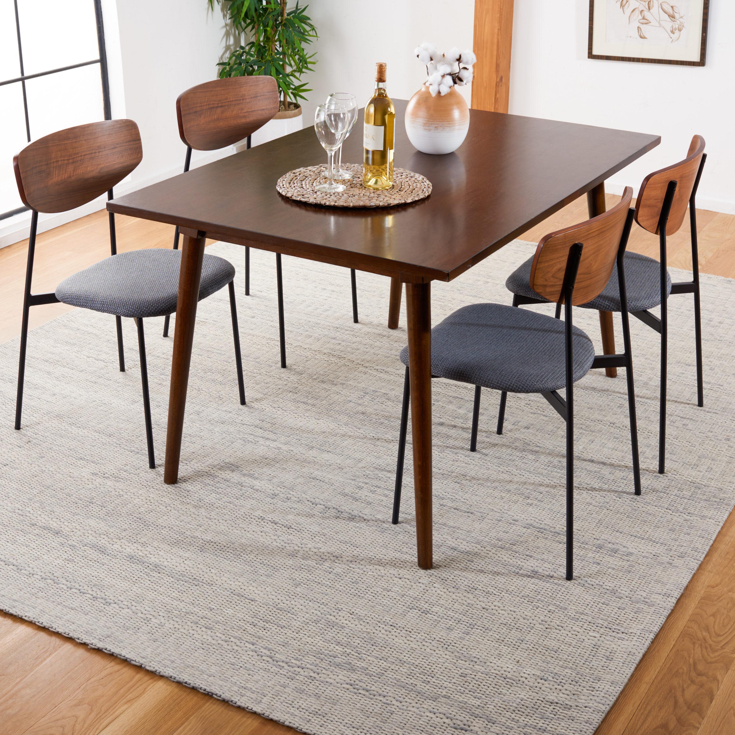 Marbella MRB311 Hand Woven Indoor Area Rug - Grey/Beige - 5'x8' - Safavieh
